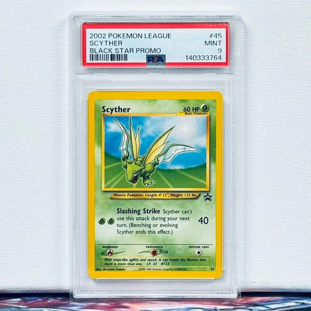 Pokémon Graded card - SCYTHER #45 2002 POKEMON LEAGUE...