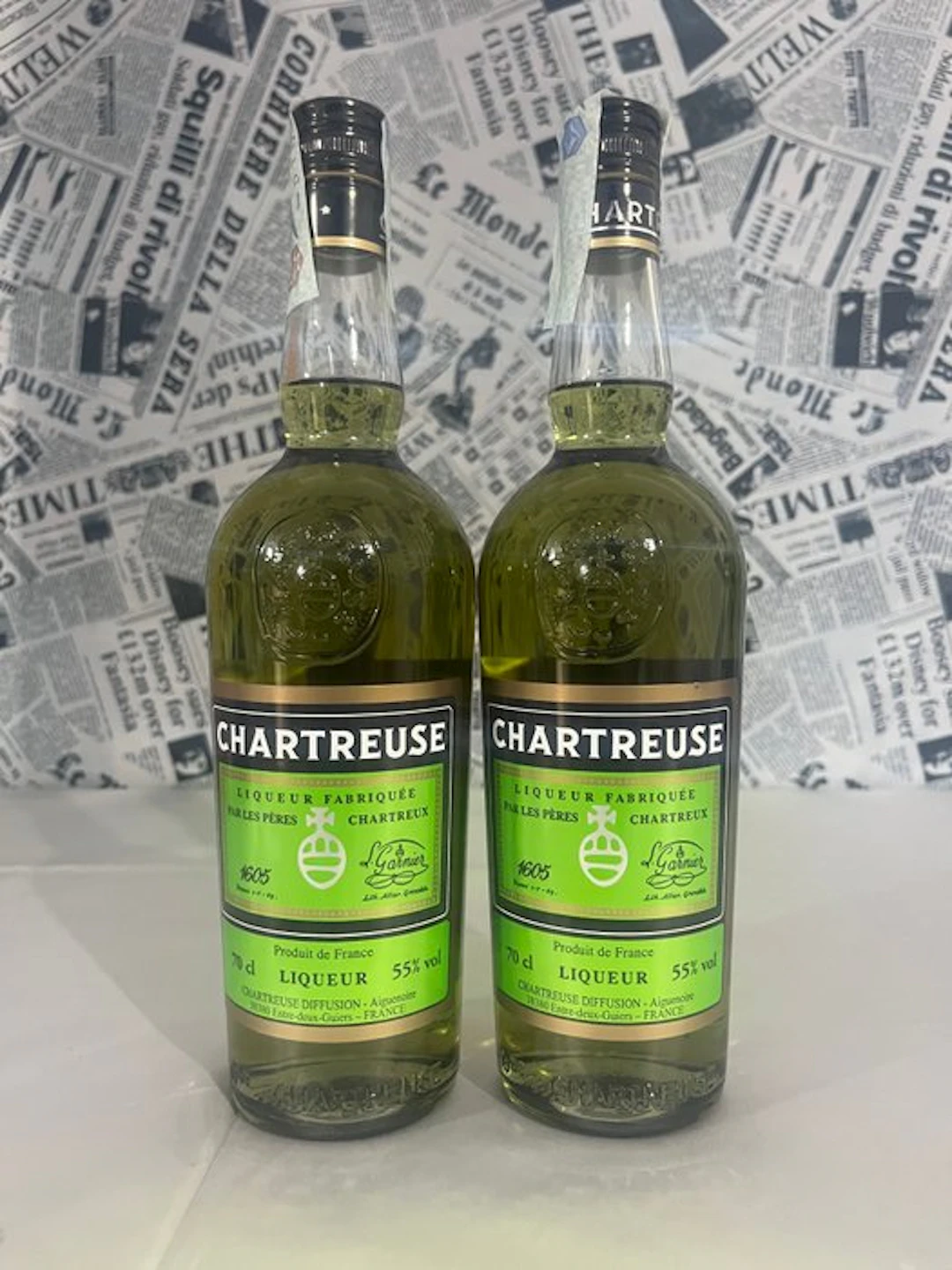 Chartreuse - Green - Aiguenoire - b. 2026 - 70cl - 2 bottles