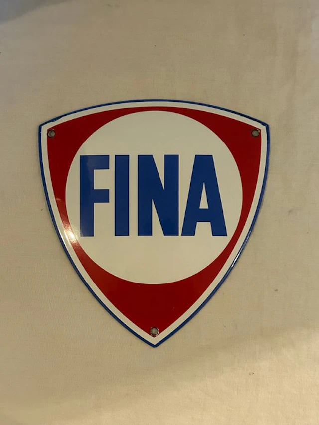 Enamel board - Fina - Enamel sign - Enamel