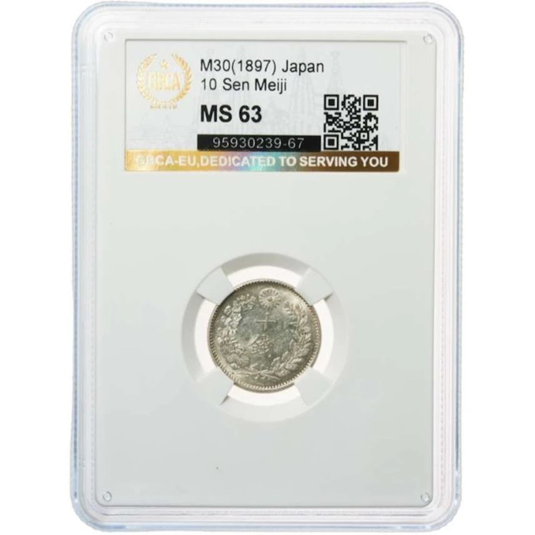 Japan. Meiji. 10 Sen Japan mint, 1897. GBCA EU - MS 63 (No reserve price)