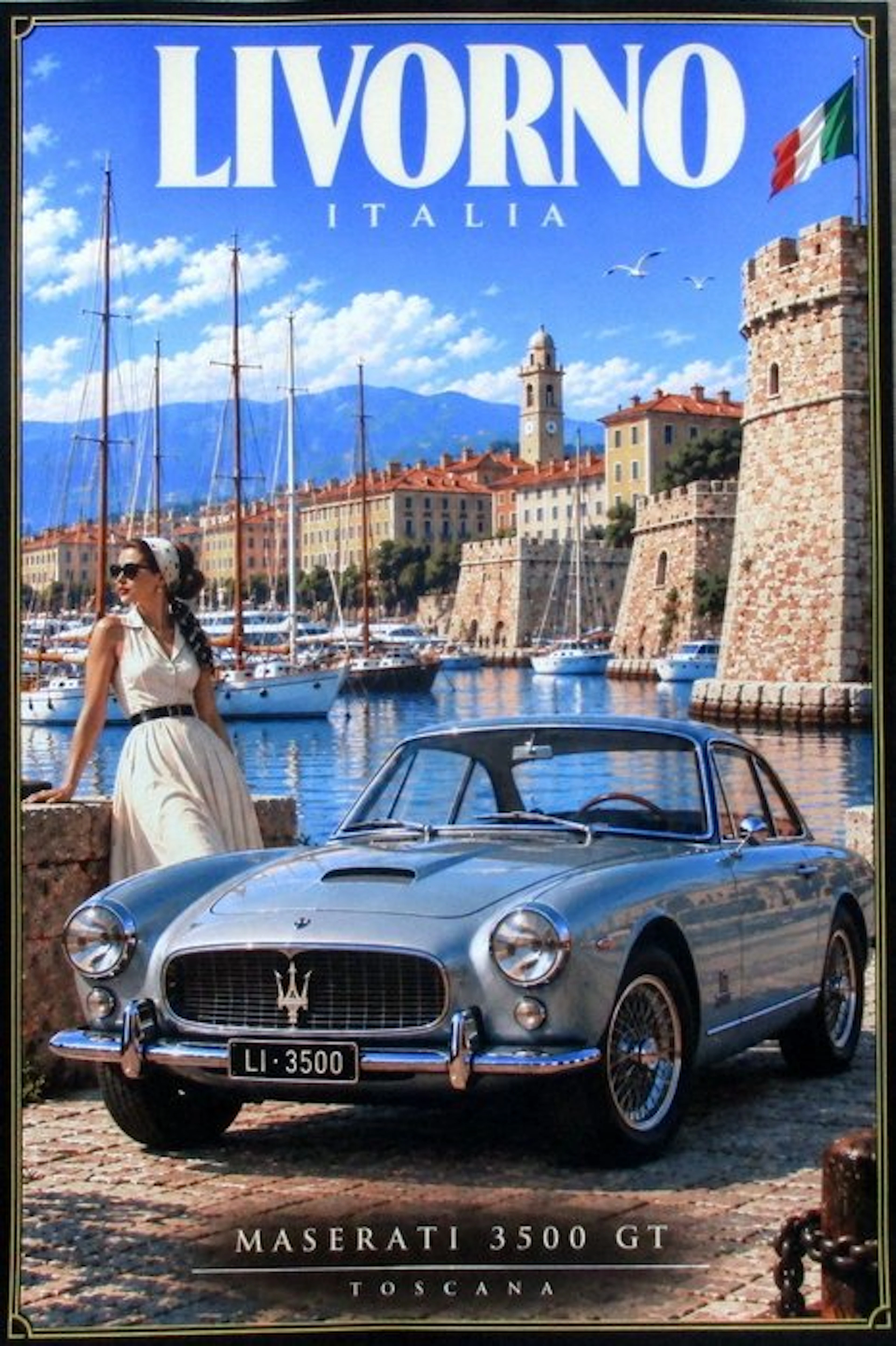 Maserati 3500 GT/Livorno - Design Studio 1954 Vintage - Maserati