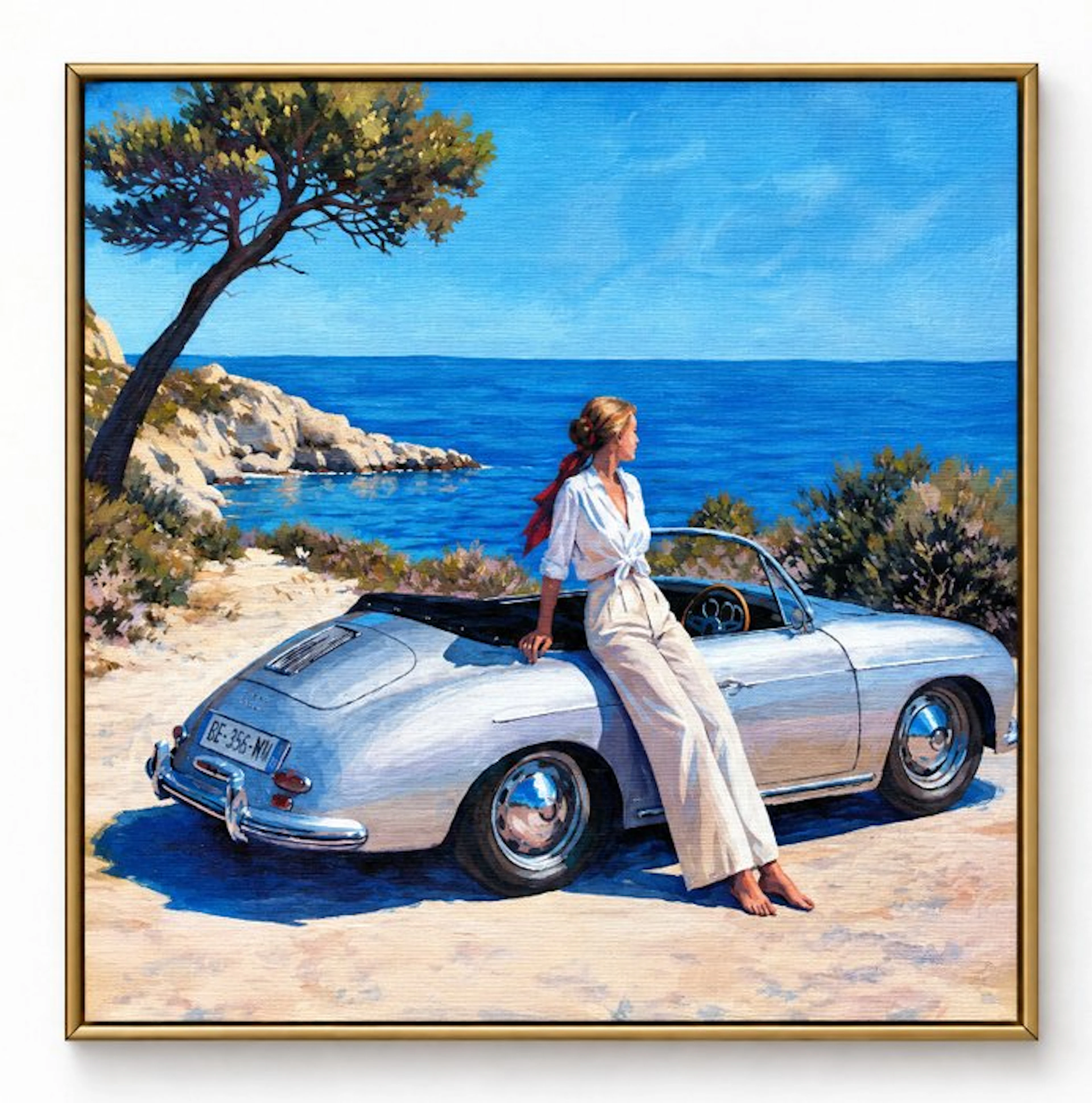 Le Yack (1972) - L'Horizon d'Ulysse - Porsche 356 Speedster - Hand signed
