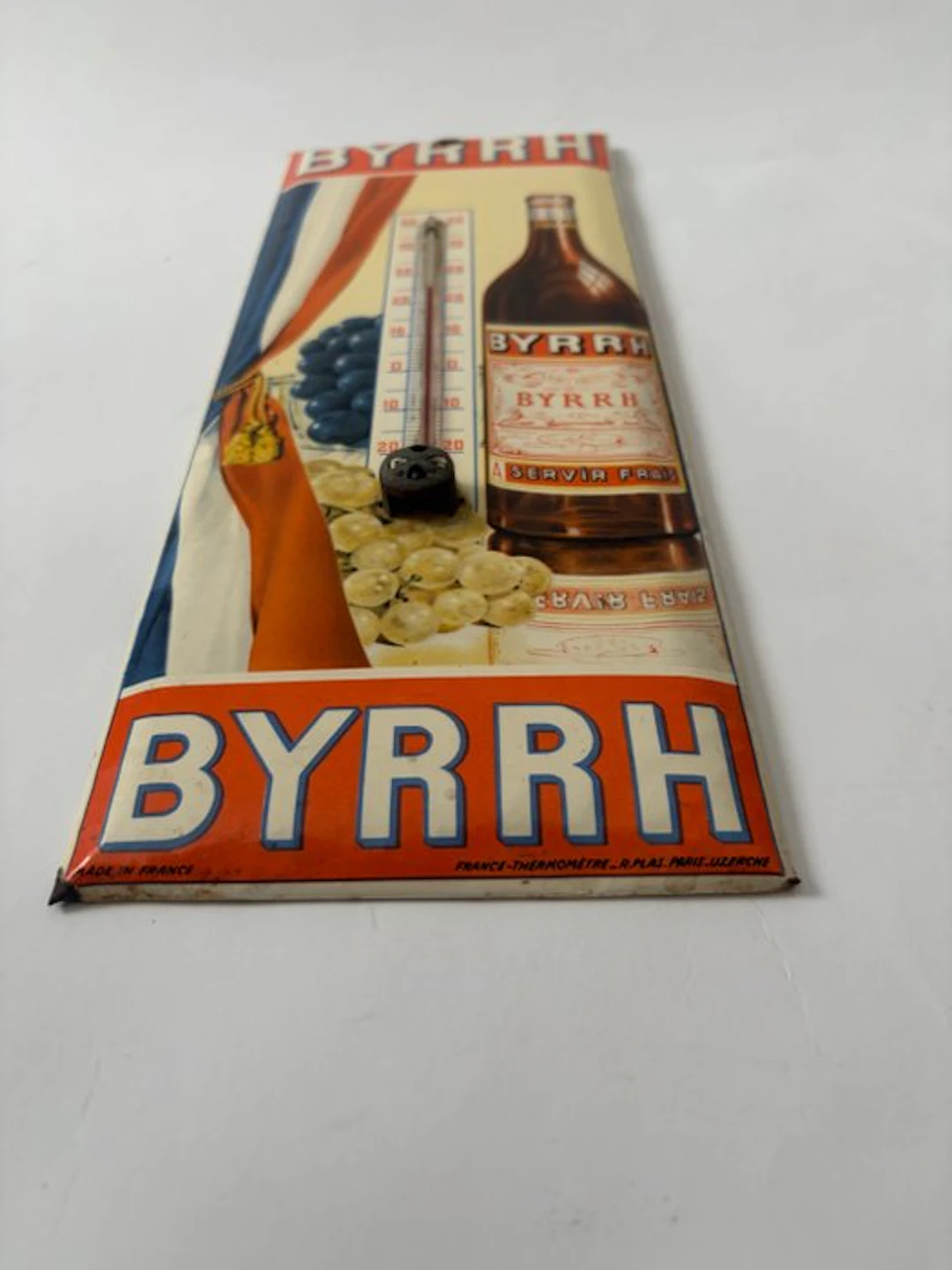 Byrrh advertising thermometer - Advertising sign - glacoids