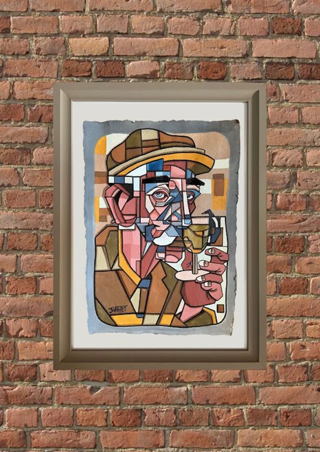 Aket Kubic (1989) - Mon vieux (50X70CM)
