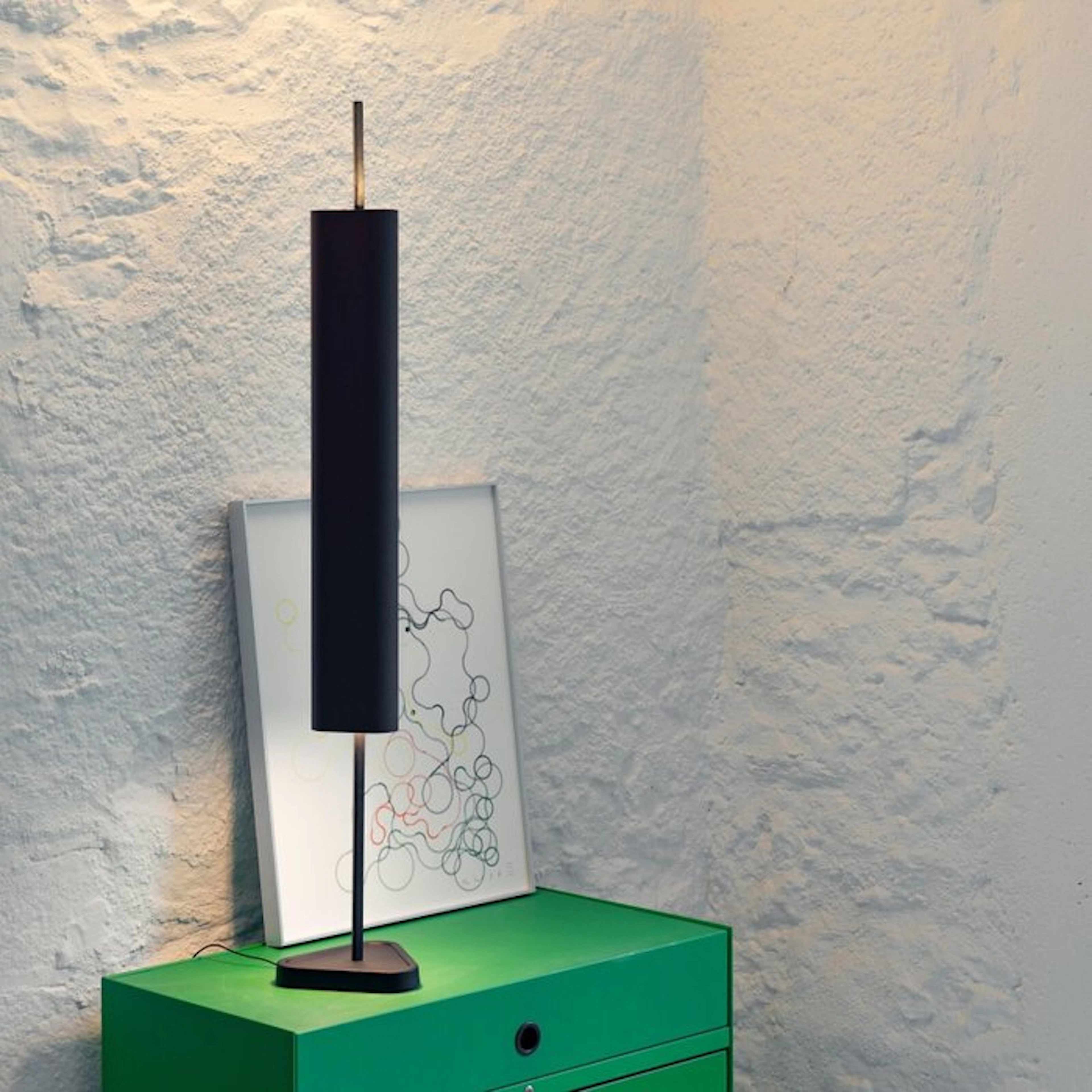Flos - Erwan Bouroullec - Lamp - Emi table blue - Aluminium