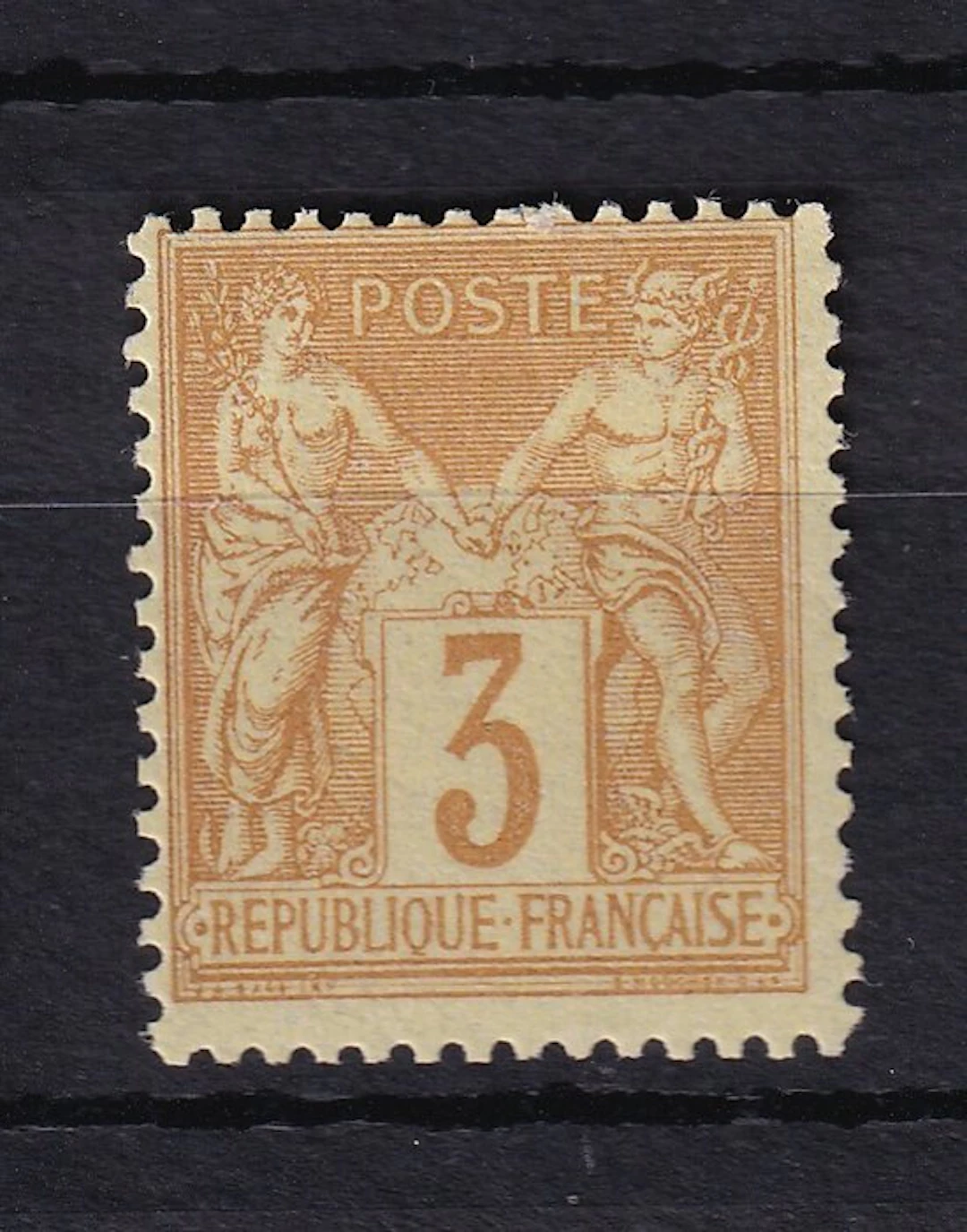 France 1878 - Hinge-less, €500 cost, Sage Type II - Yvert n°86