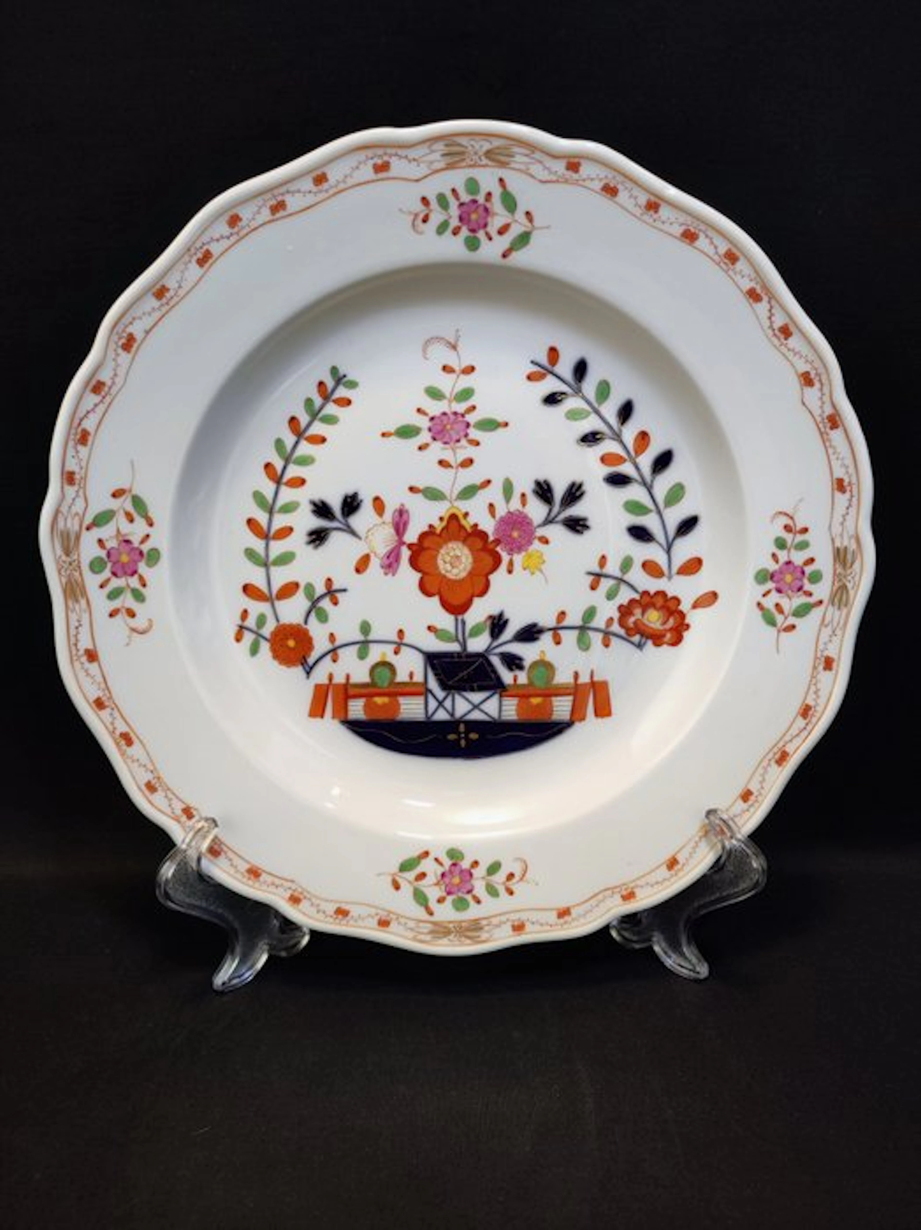 Meissen - Dinner plate - Ø 25,0 cm antiker großer Teller...