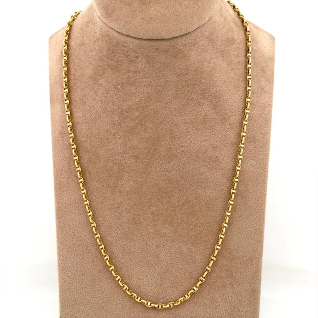 No reserve price - Necklace - 18 kt. White gold, Yellow gold - Marinara - 50 cm