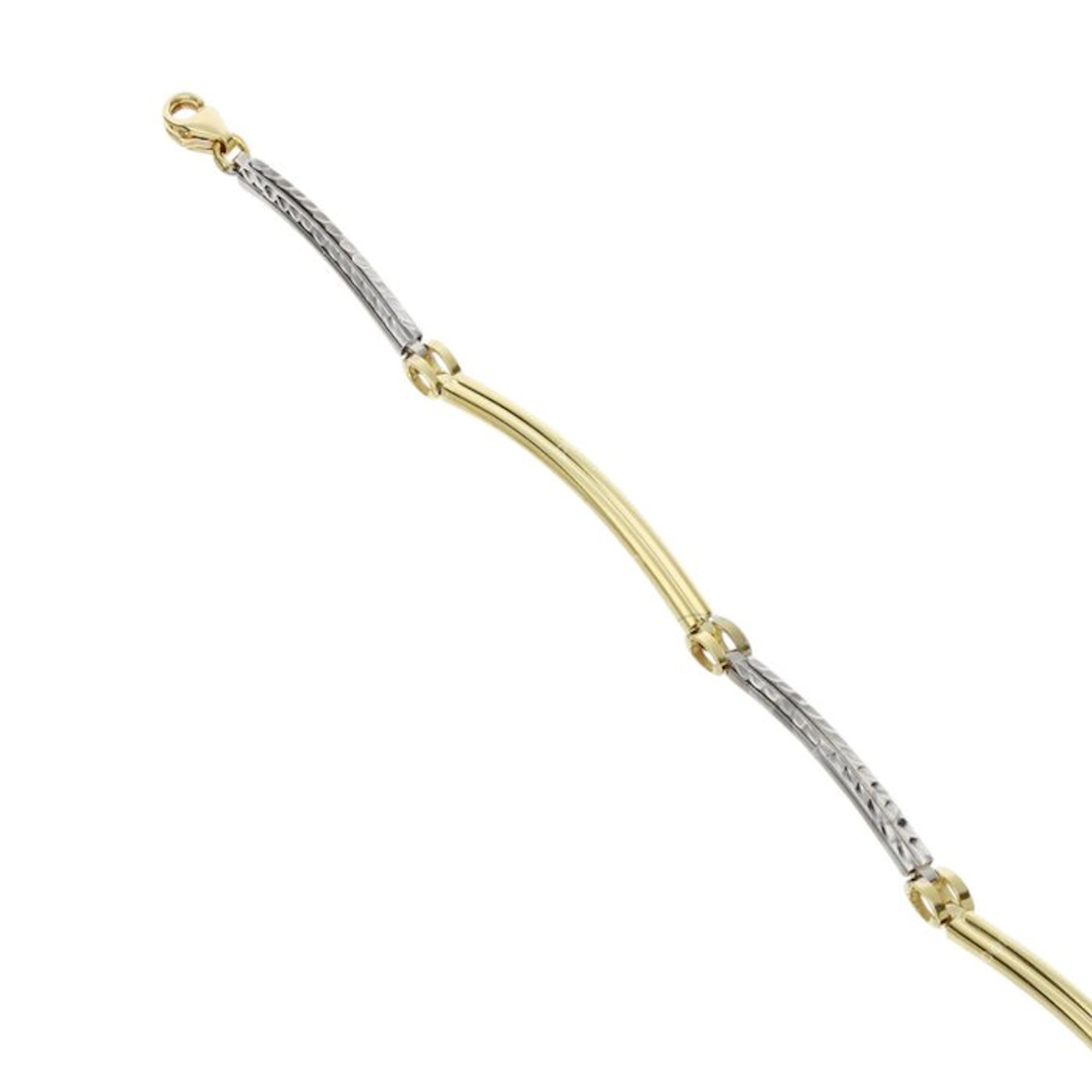 Bracelet - 18 kt. White gold, Yellow gold - Bracelet 18k 3.5g 20cm