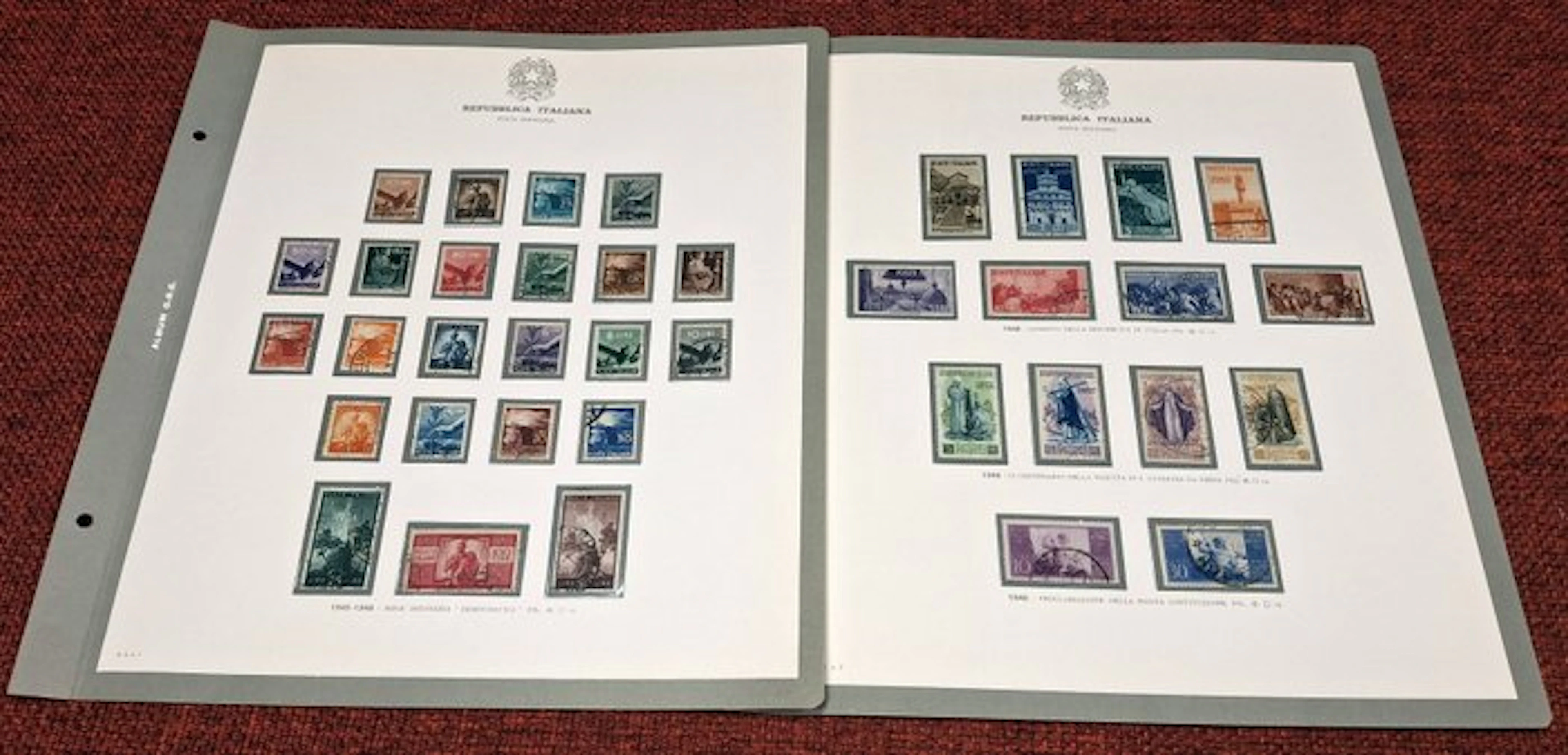 Italian Republic 1945/1967 - Advanced collection of new and used stamps