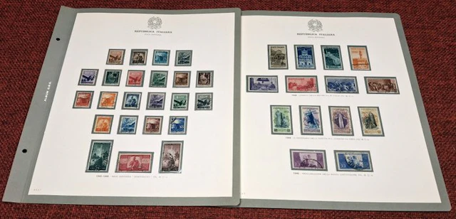 Italian Republic 1945/1967 - Advanced collection of new and used stamps