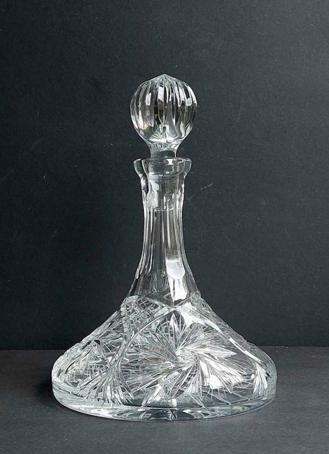 Decanter - ship's decanter - Crystal - Crystal Ship Carafe
