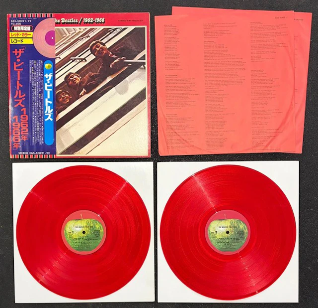 The Beatles - 1962–1966 (Japan) – 1978 LIMITED RED VINYL...