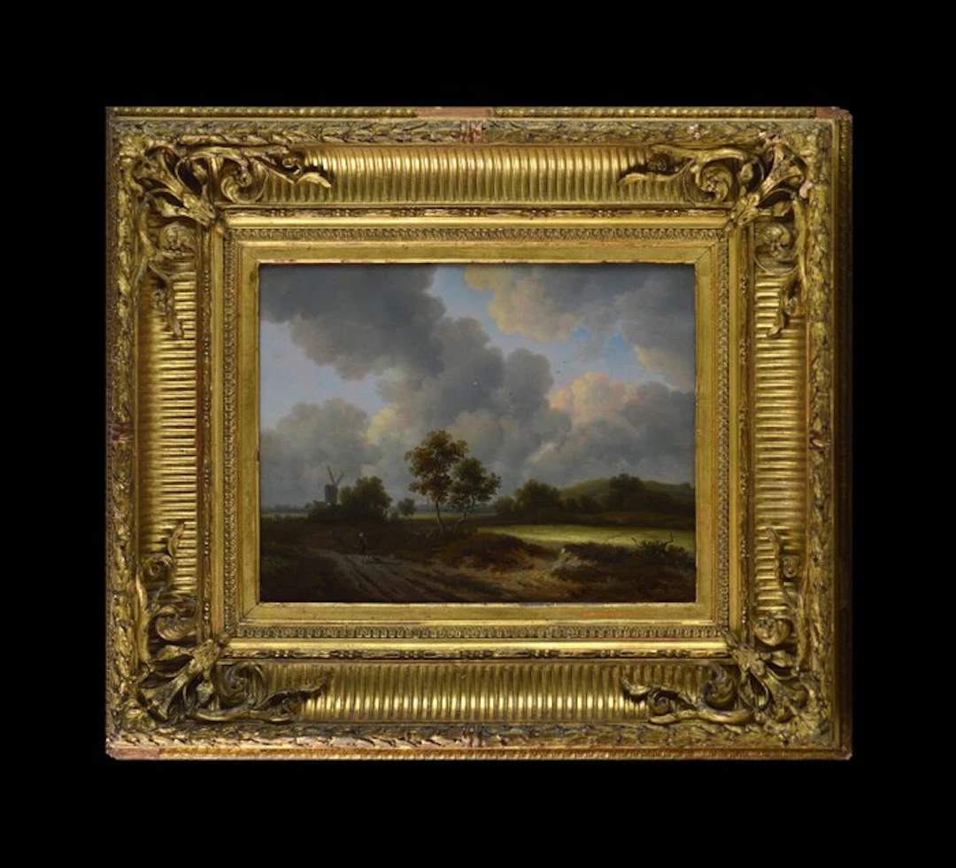 Jacob van Ruisdael (1628-1682), D'après - Champ de céréales