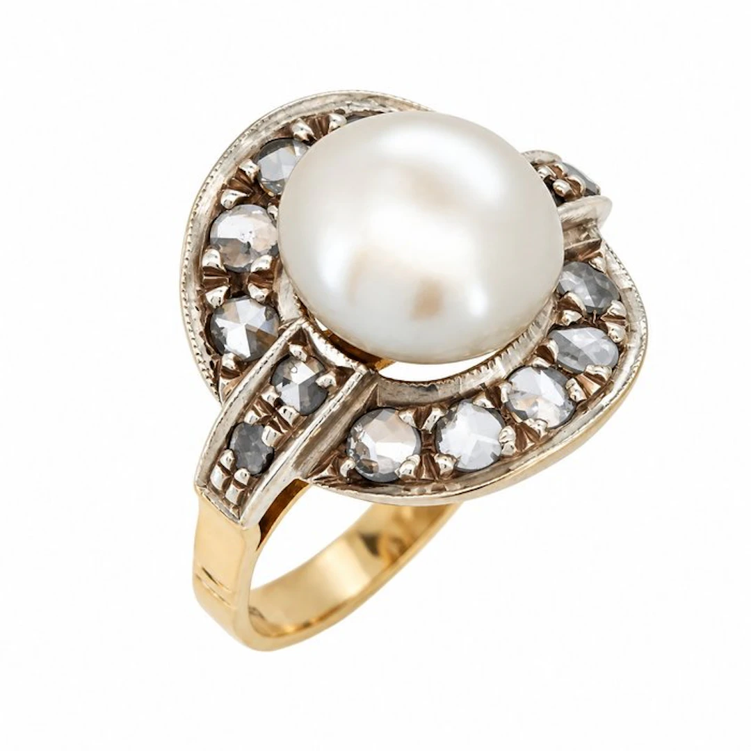 No reserve price - Ring - 18 kt