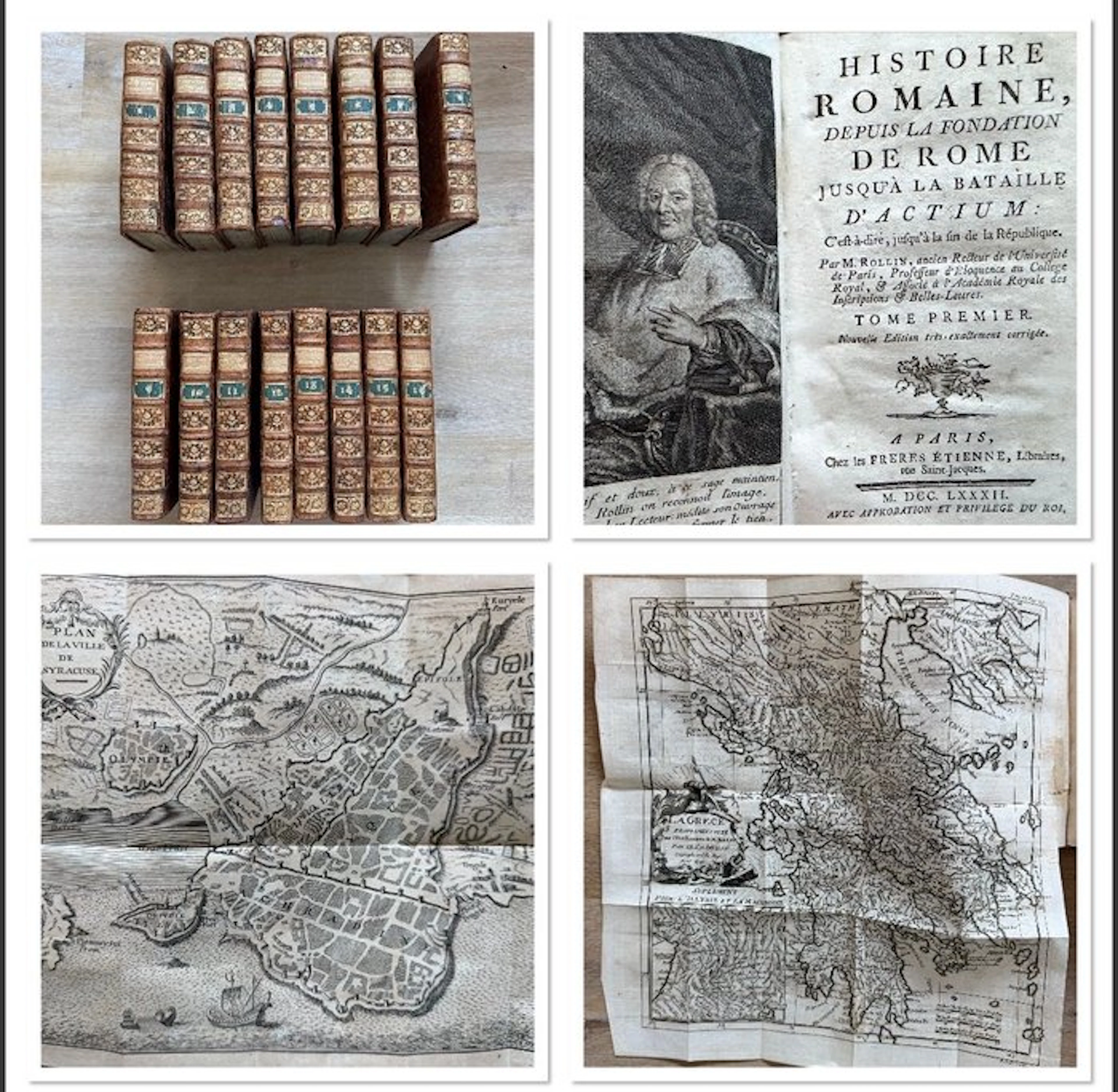 Rollin - Histoire Romaine - 1782