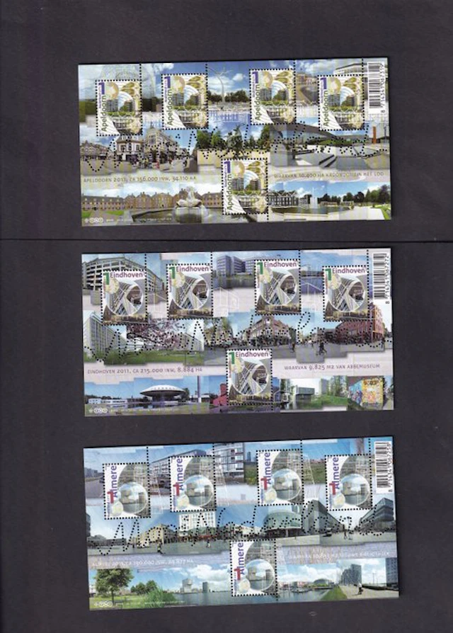 Netherlands - 16 sheets Mooi Nederland with a single rate.