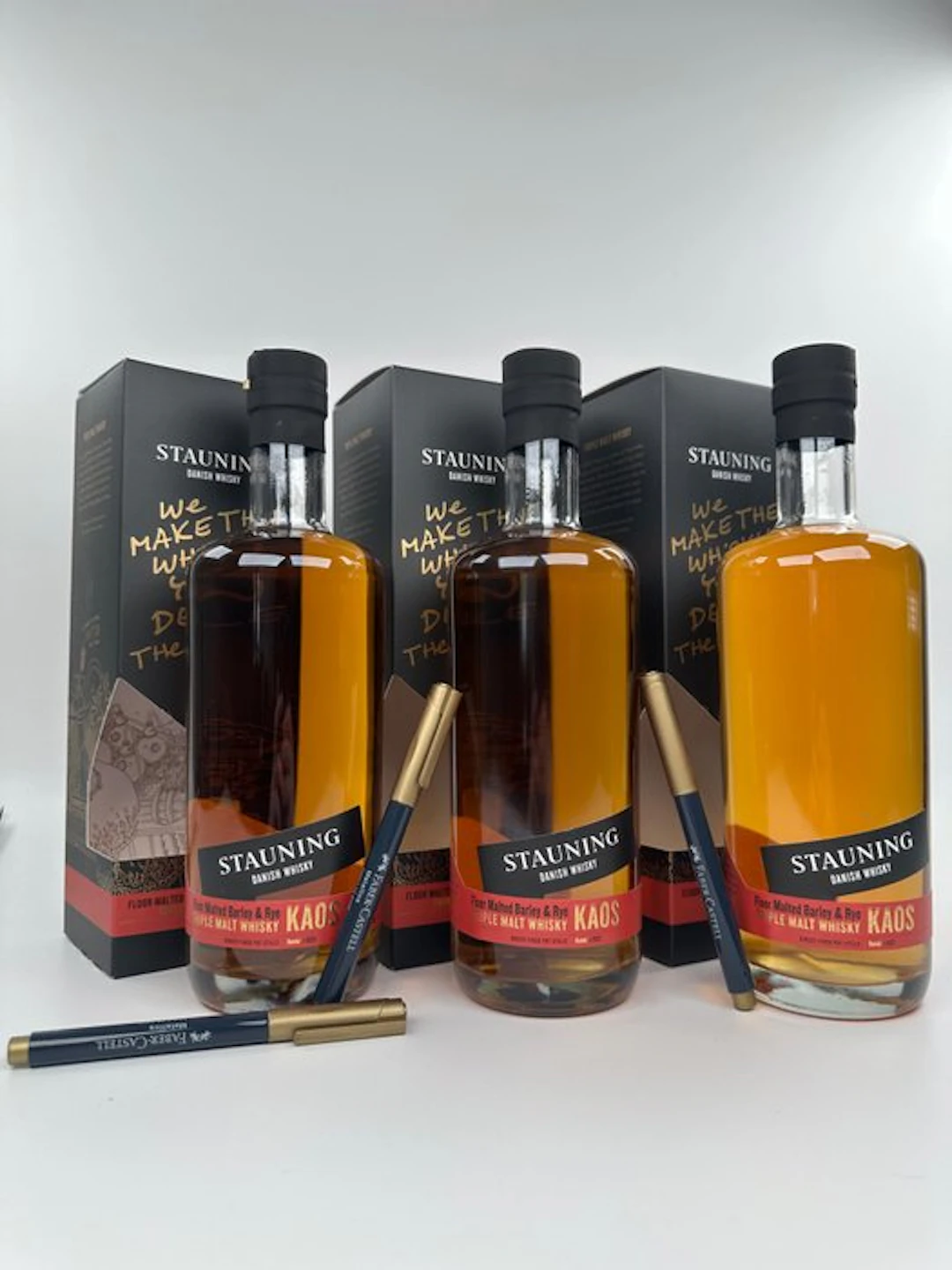 Stauning KAOS Limited Design Edition - 70cl - 3 bottles