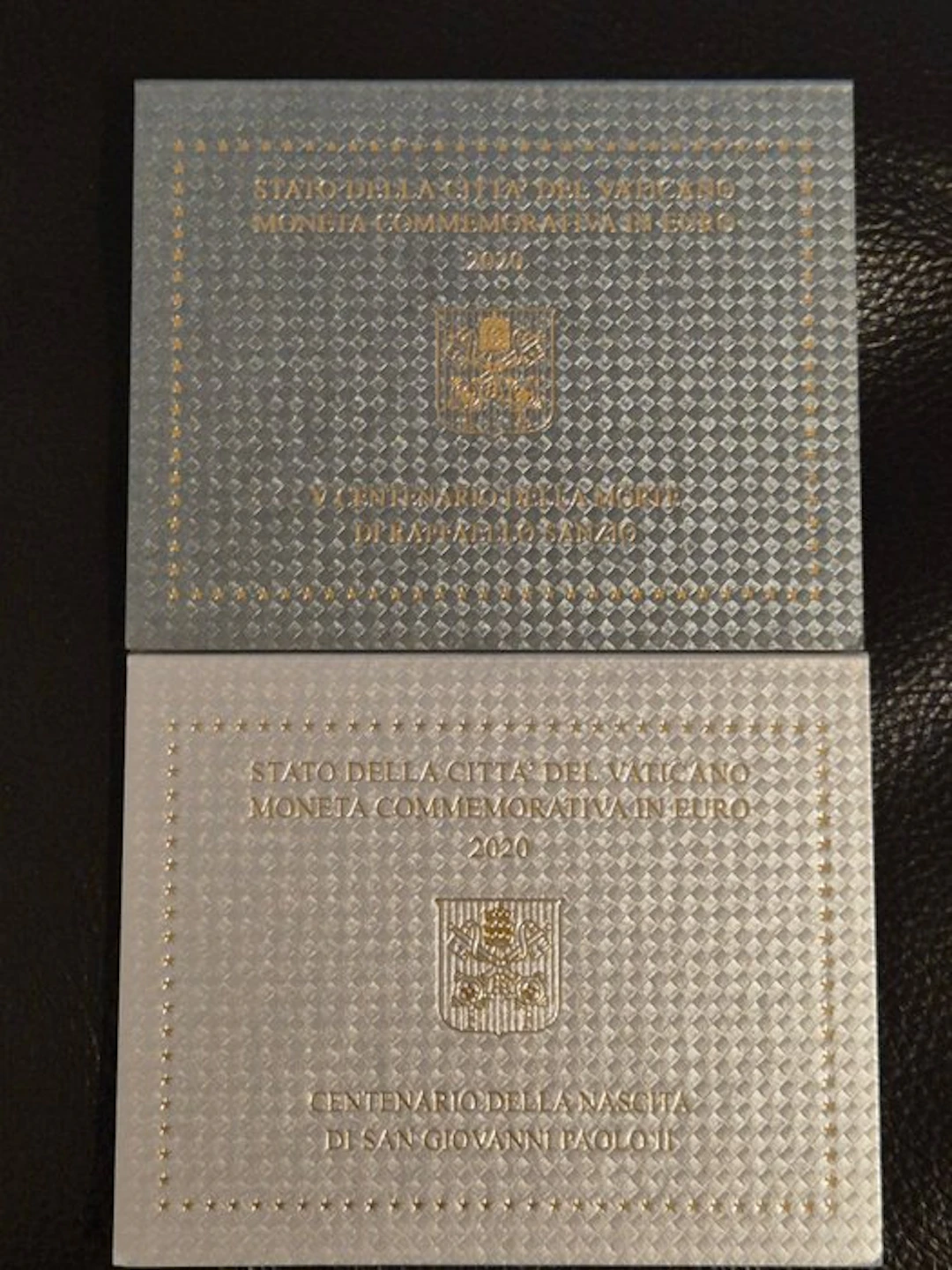 Vatican. 2 Euro 2020 "Giovanni Paolo II" + "Raffaello...