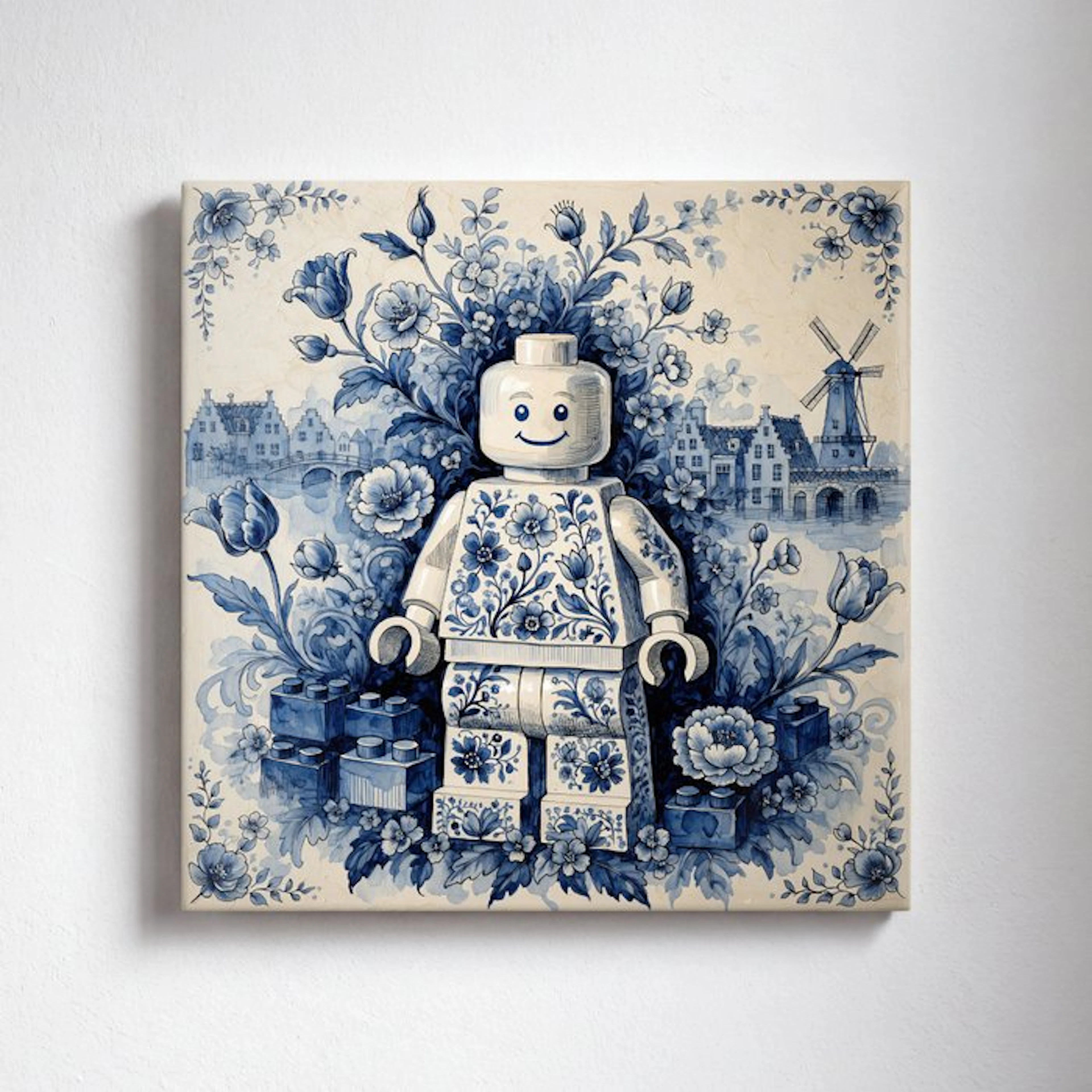 Kleury.art - [Ceramic Tile Art] "The Porcelain Minifigure” by Kleury.art (1/5)