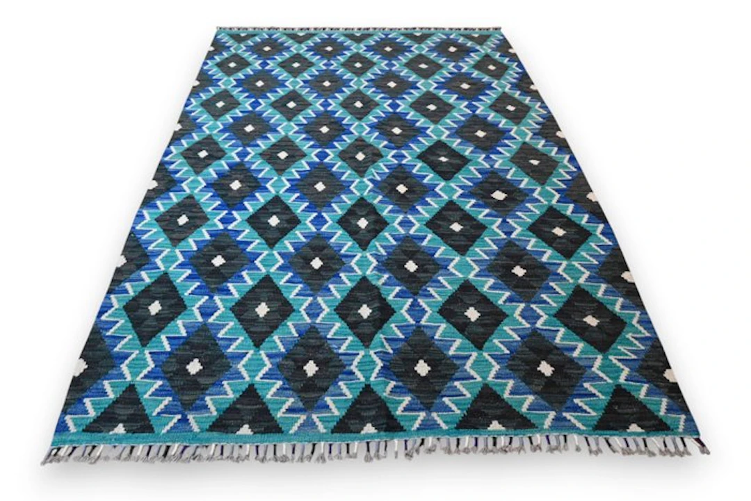 Modern kilim - unused - Rug - 195 cm - 135 cm - With certificate