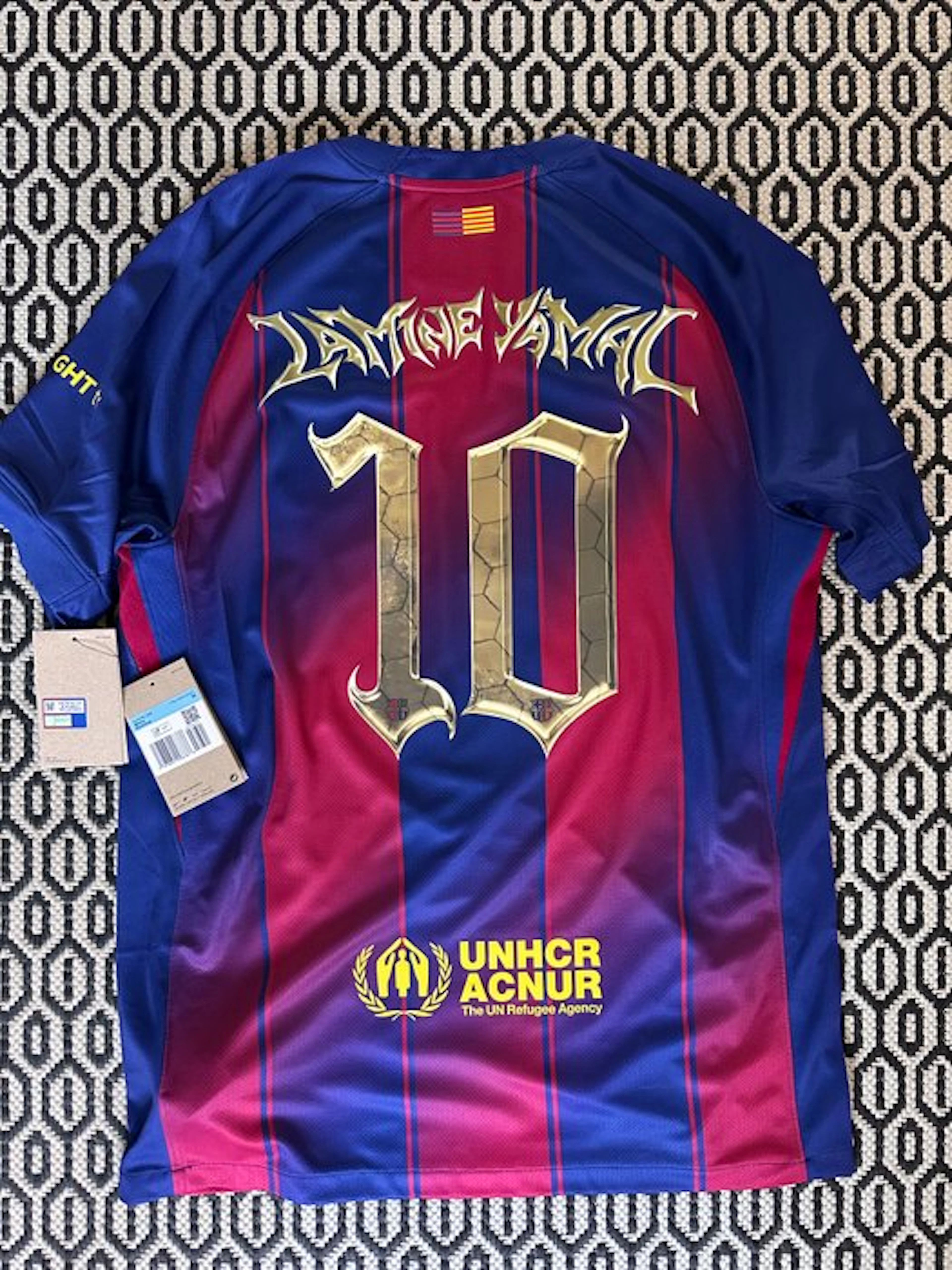 FC Barcelona - Spanish Football League - Lamine Yamal - 2025 - Football shirt