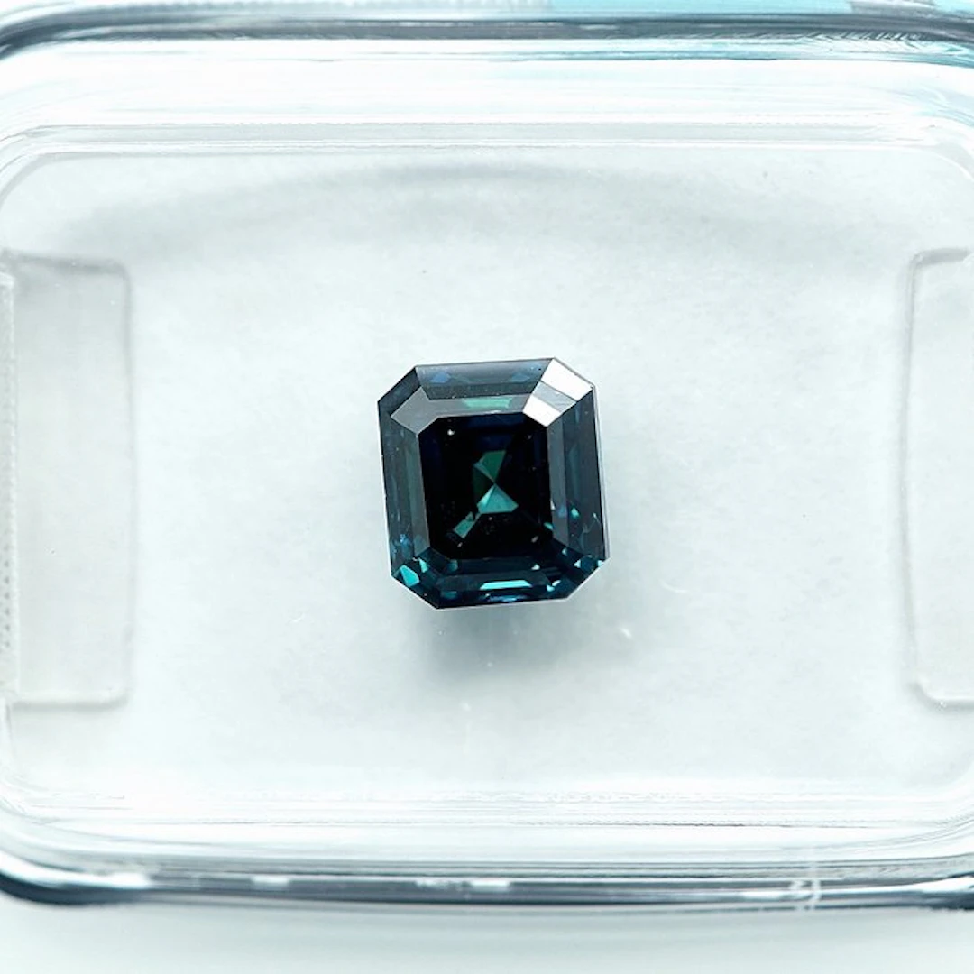 1 pcs Diamond (Colour-treated) - 1.07 ct - SI2...