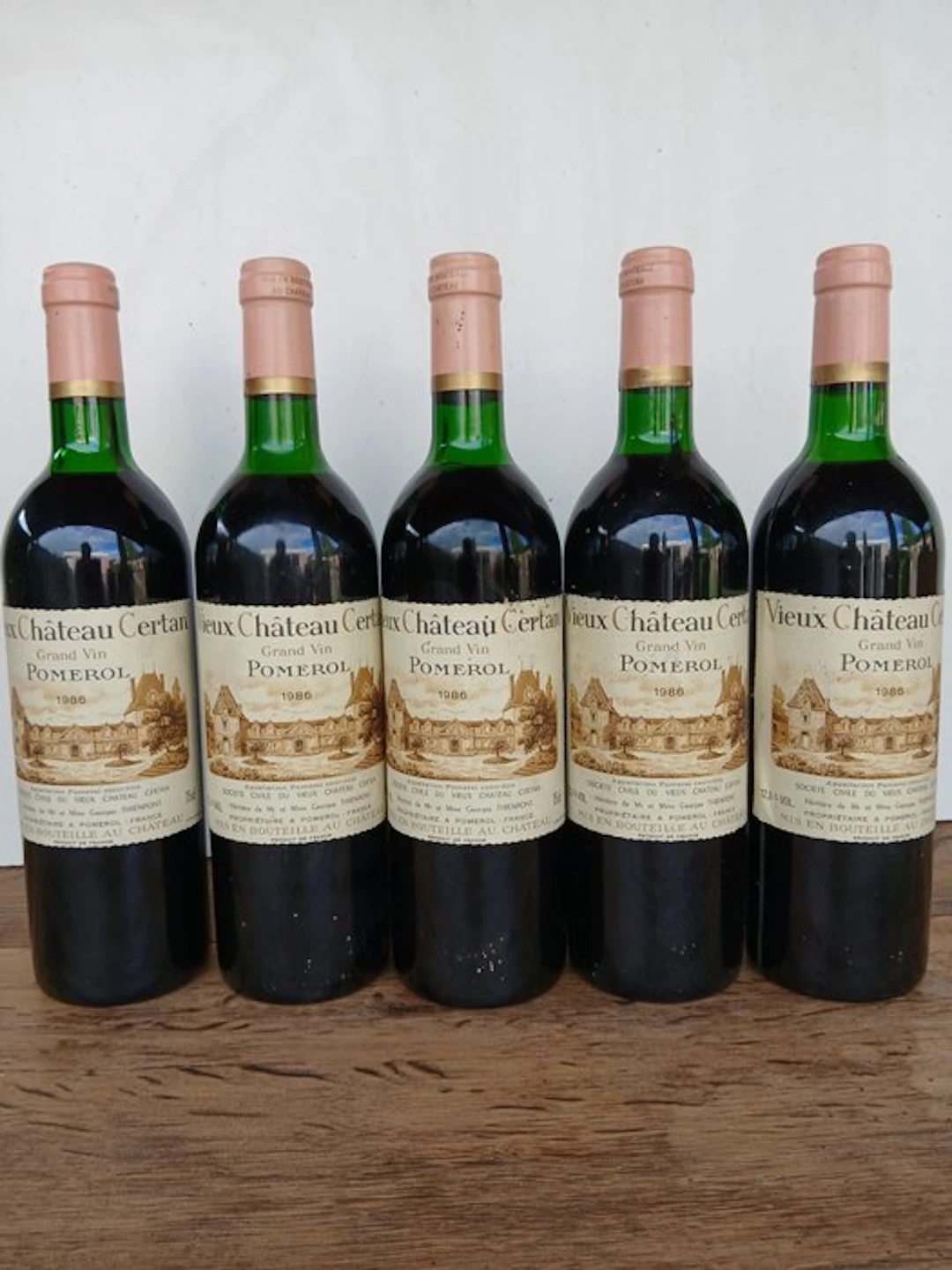1986 Vieux Chateau Certan - Bordeaux, Pomerol - 5 Bottles (0.75L)