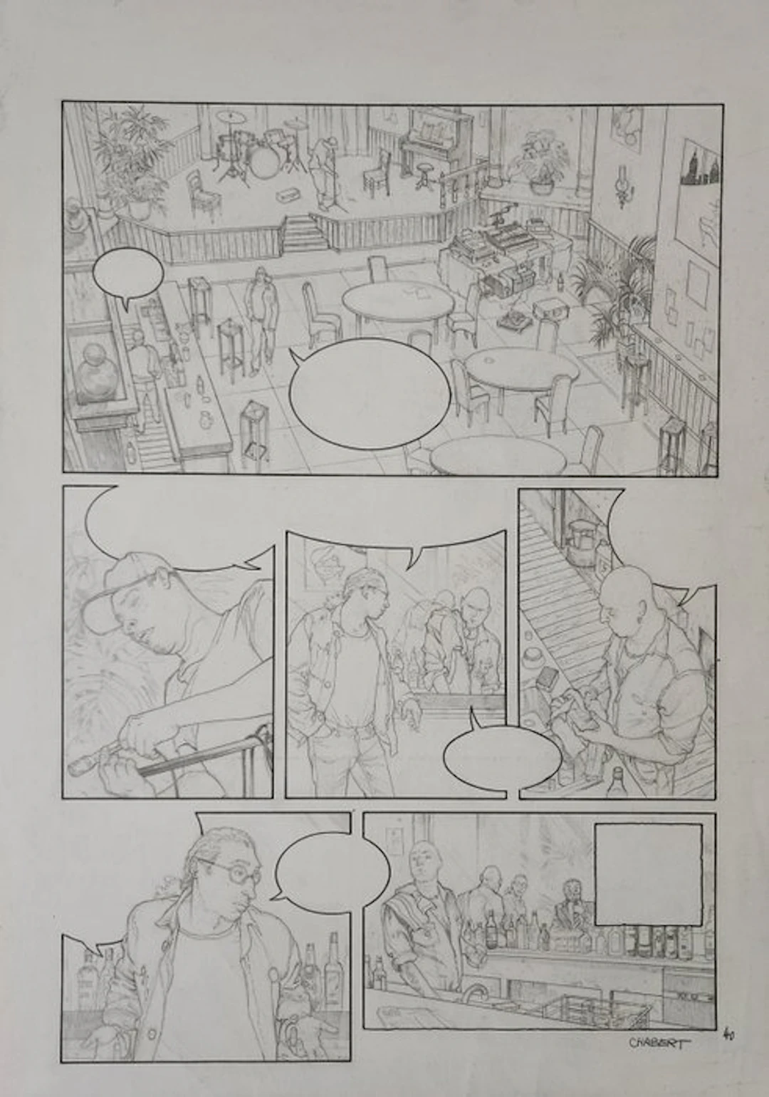 Alexis Chabert - 1 Original page - Bourbon Street - 2011