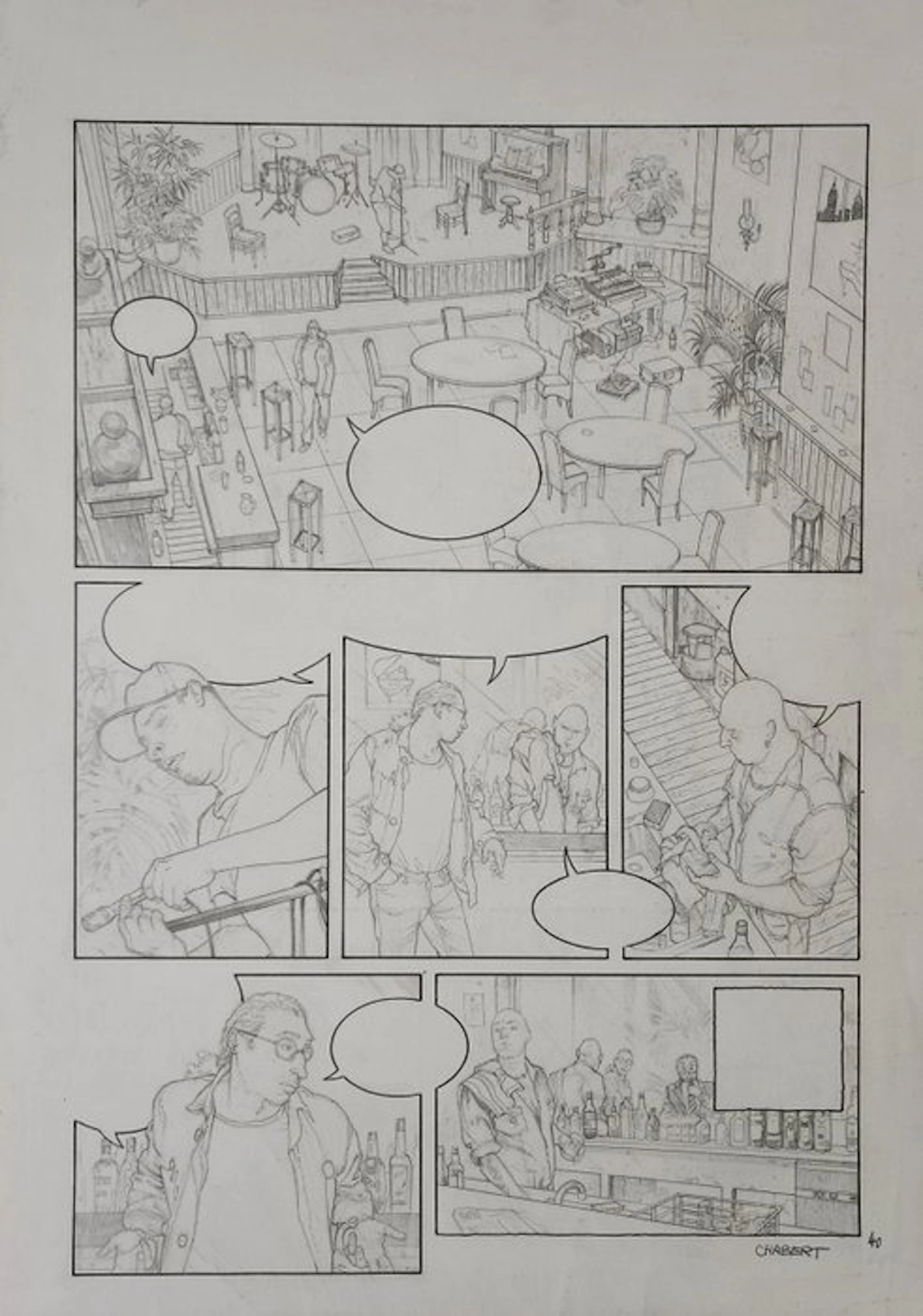 Alexis Chabert - 1 Original page - Bourbon Street - 2011