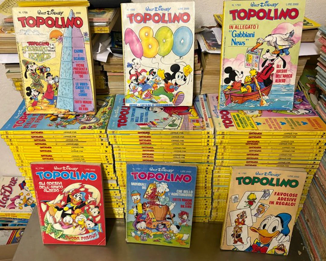 Topolino 1701/1800 - Lotto di 95 libretti - 95 Comic - First edition