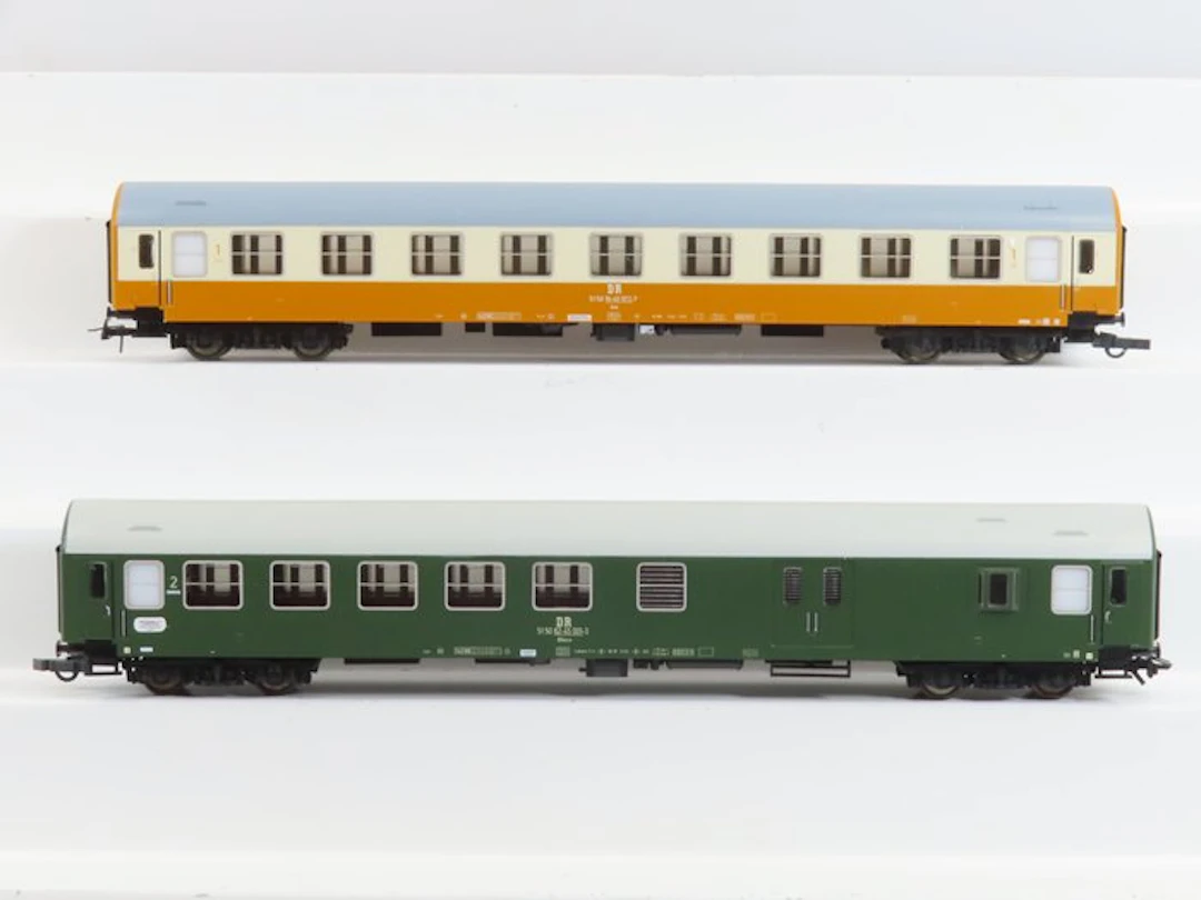 Sachsenmodelle H0 - 74330/74338 - Model train passenger...