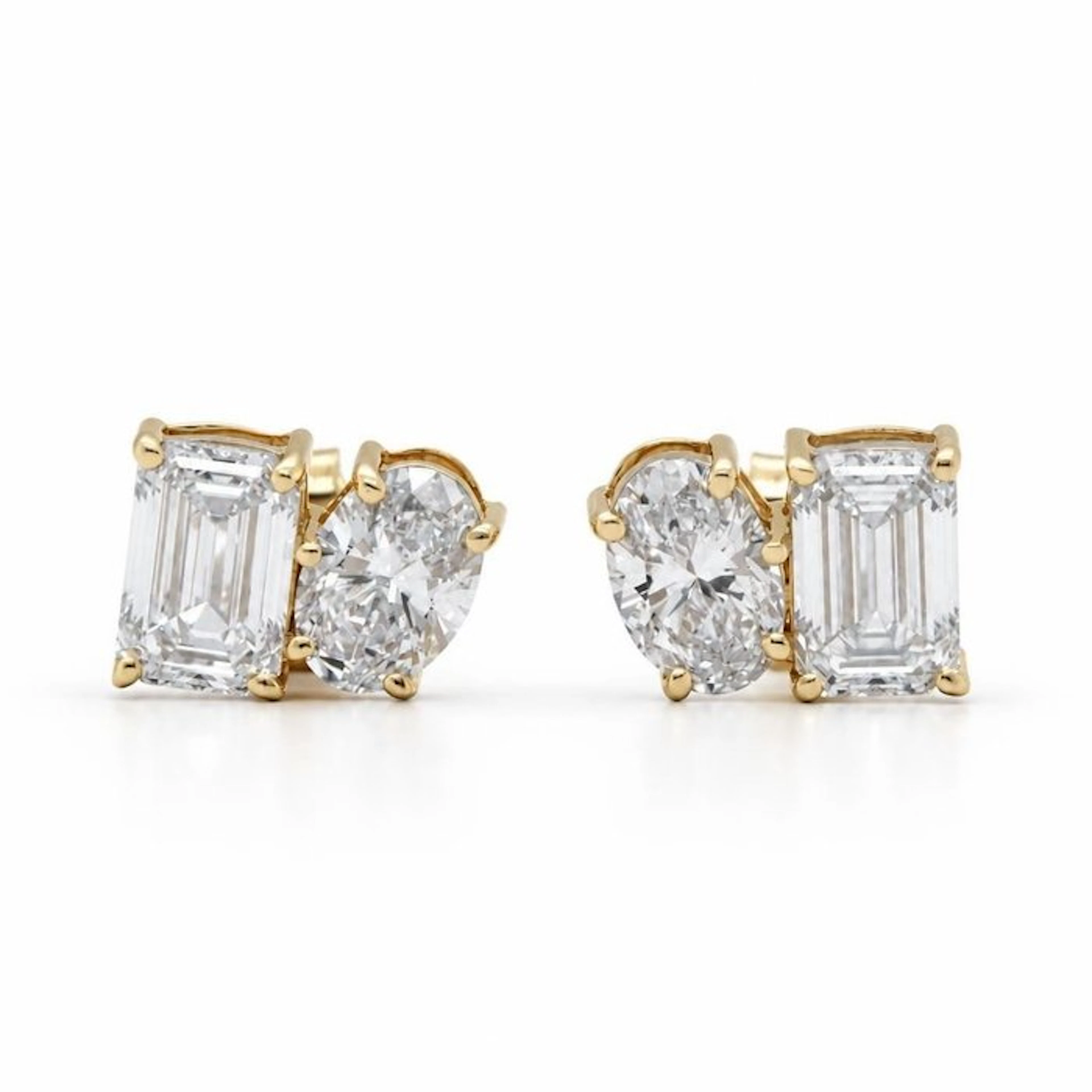 No reserve price - Earrings - 14 kt