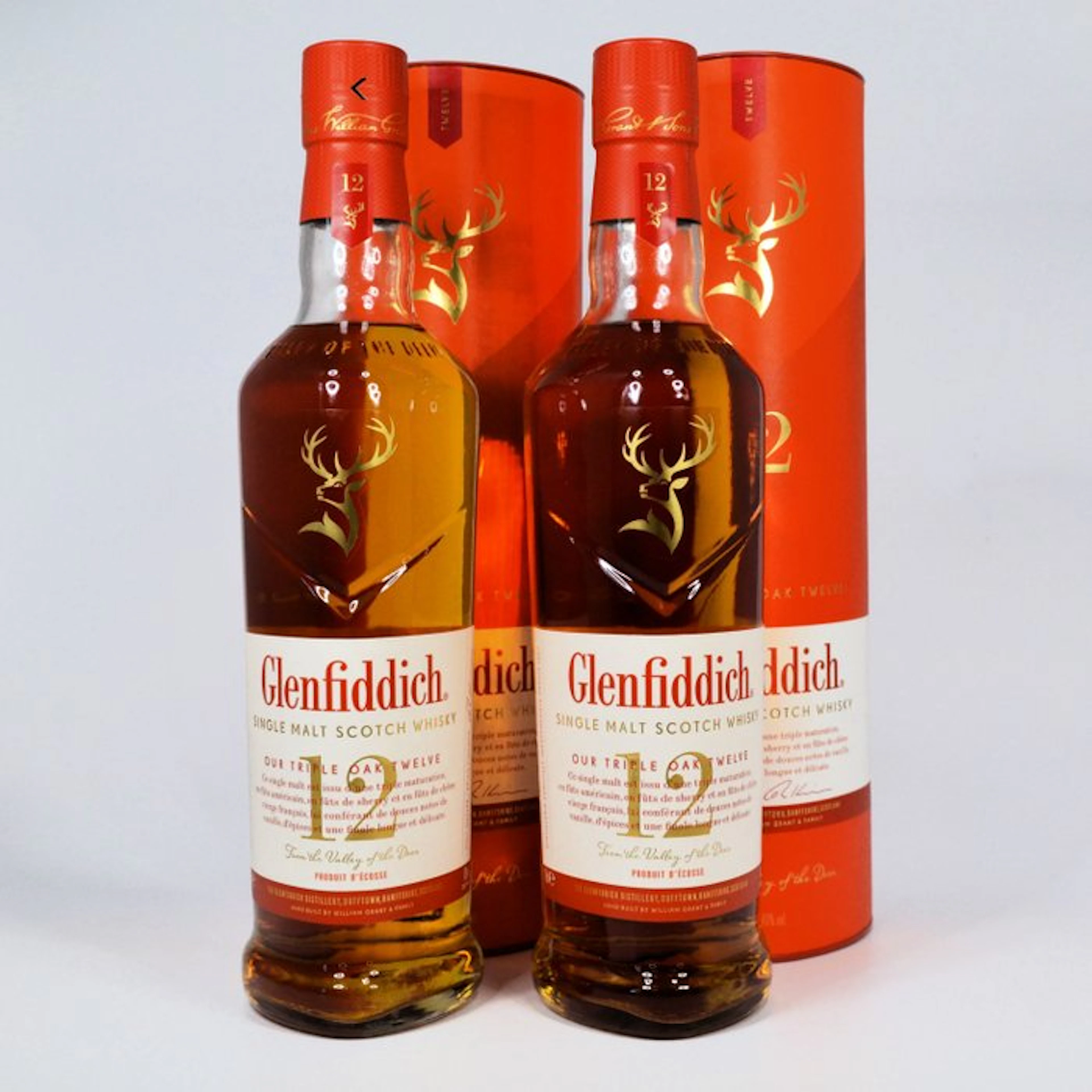 Glenfiddich 12 years old Our Triple Oak Twelve - 70cl - 2 bottles