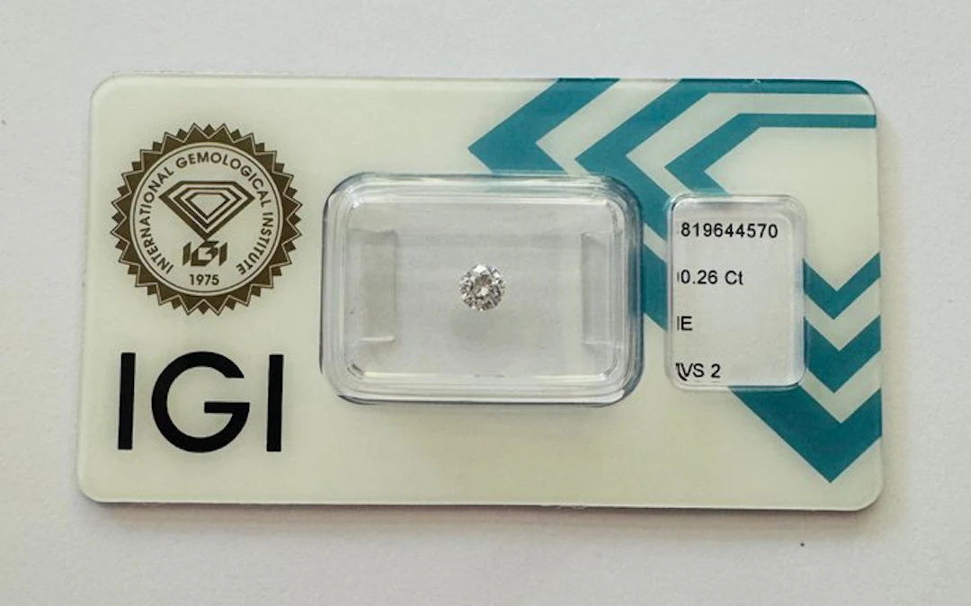 No reserve price - 1 pcs Diamond (Natural) - 0.26 ct...