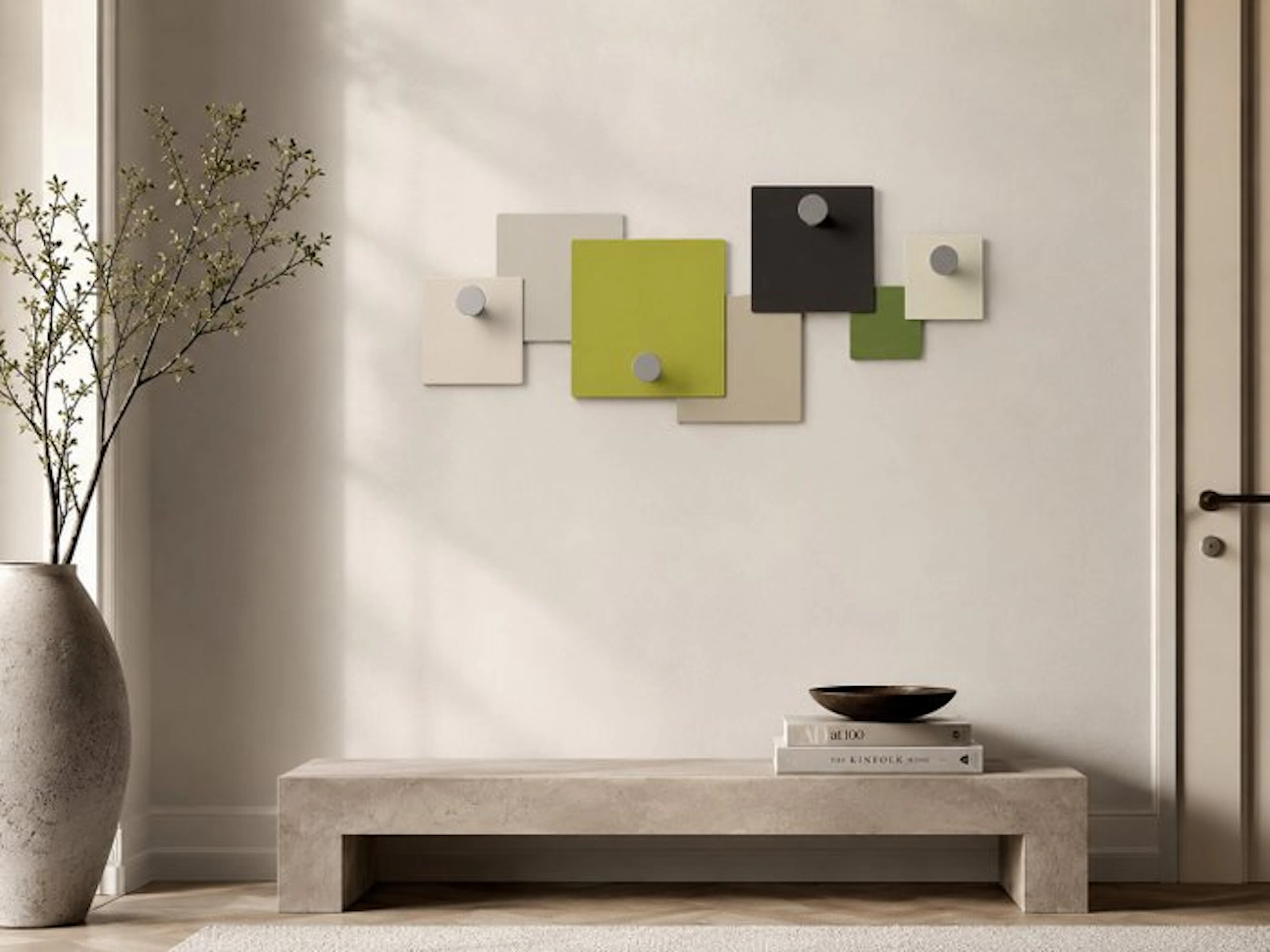 Francesco Calo - Set of coat hooks - FOR ME - Wood