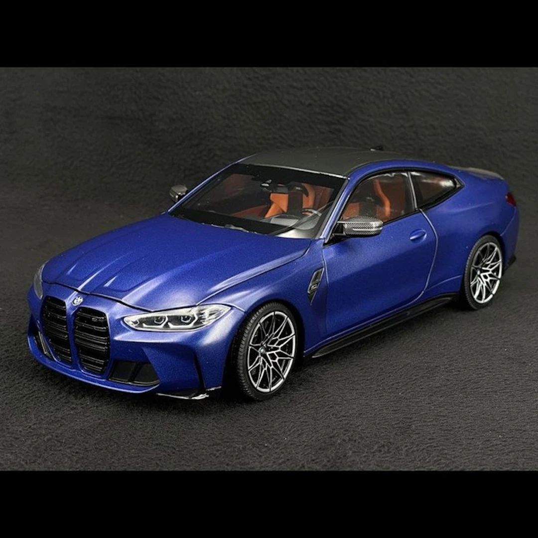 MiniChamps 1:18 - Model car - BMW M4 Coupe – 2020 – Portimao Blue