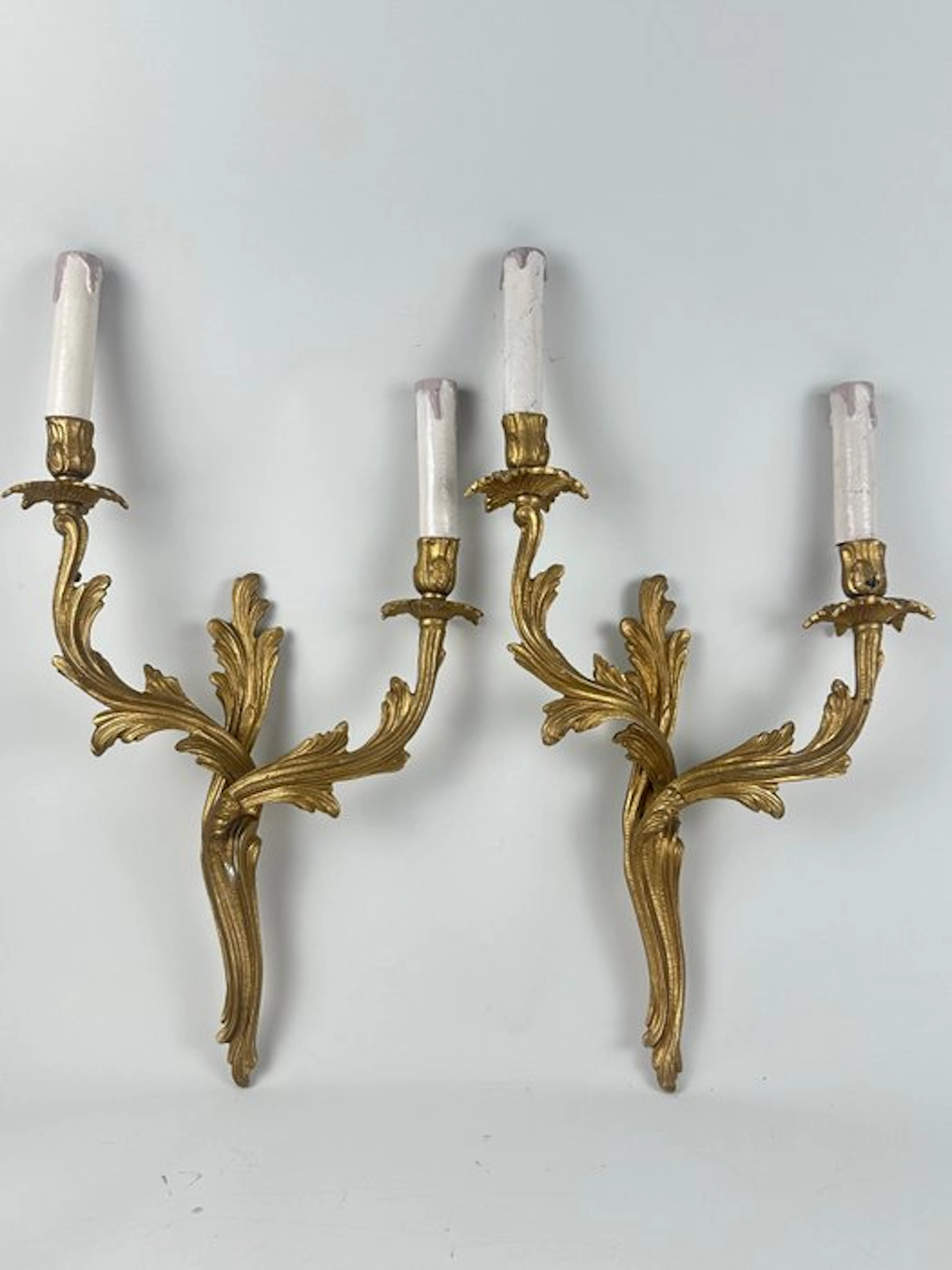 Wall decoration (2) - France - A pair of wall scones
