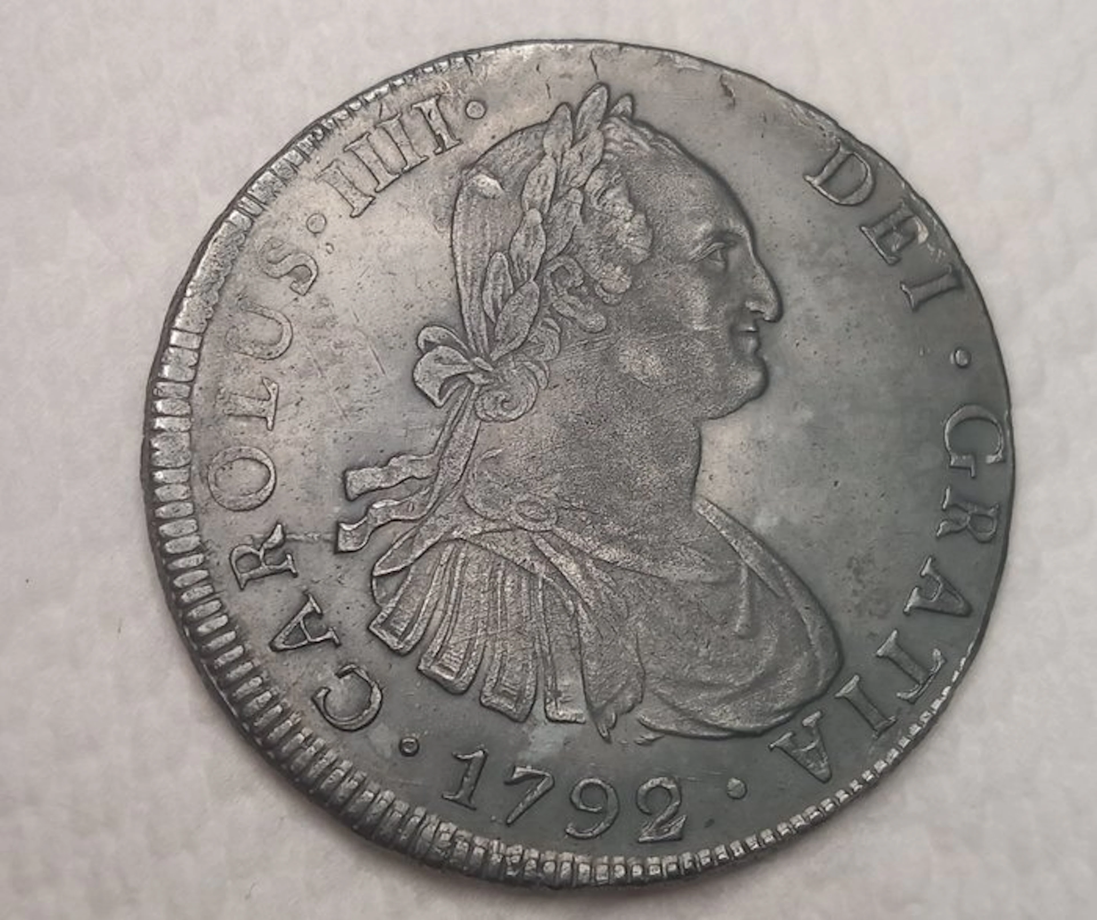Spain. Carlos IV. 8 Reales 1792 Potosí PR
