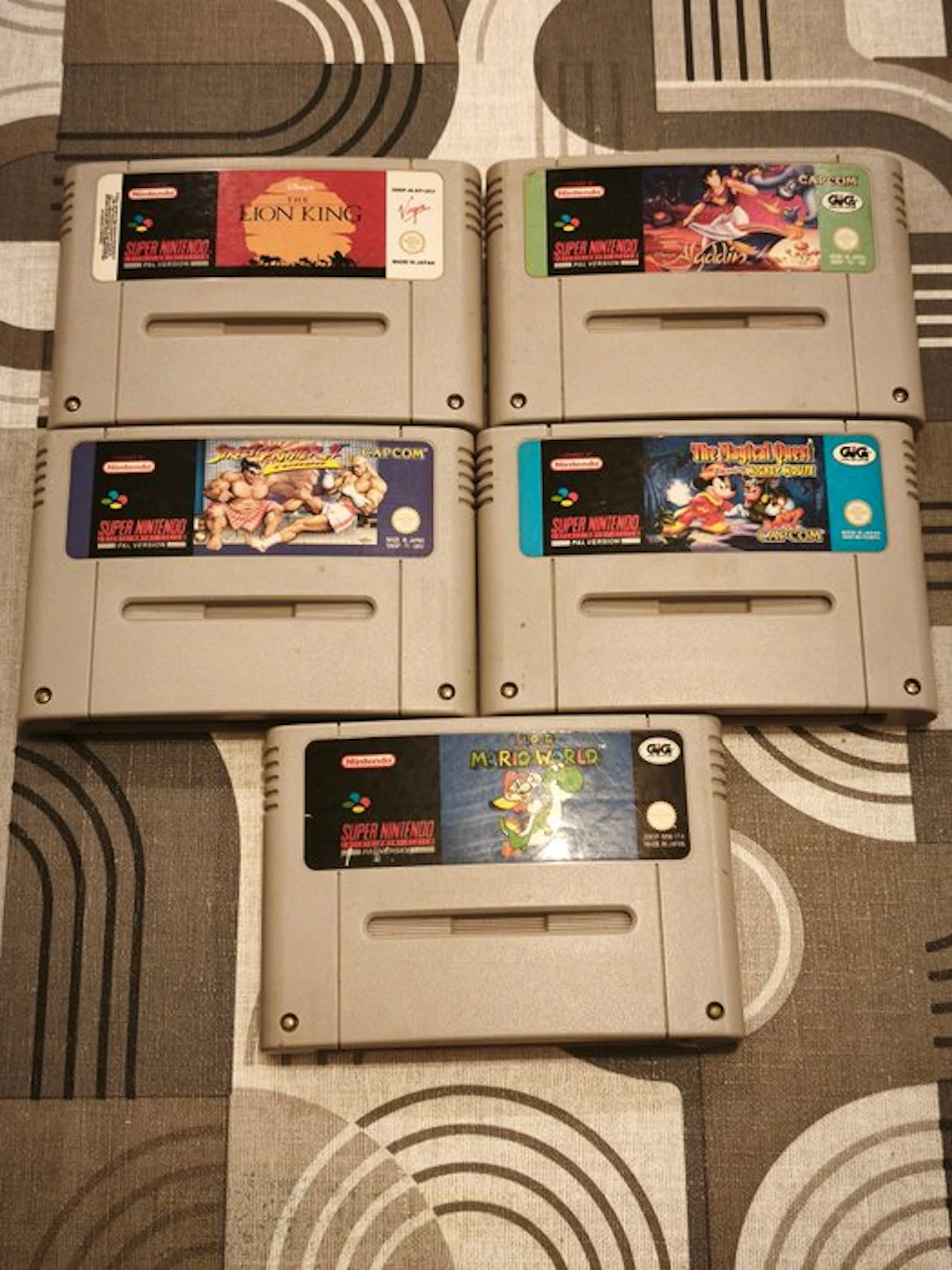 Nintendo - Snes - Lotto 5 Videogame SNES Nintendo - Video game