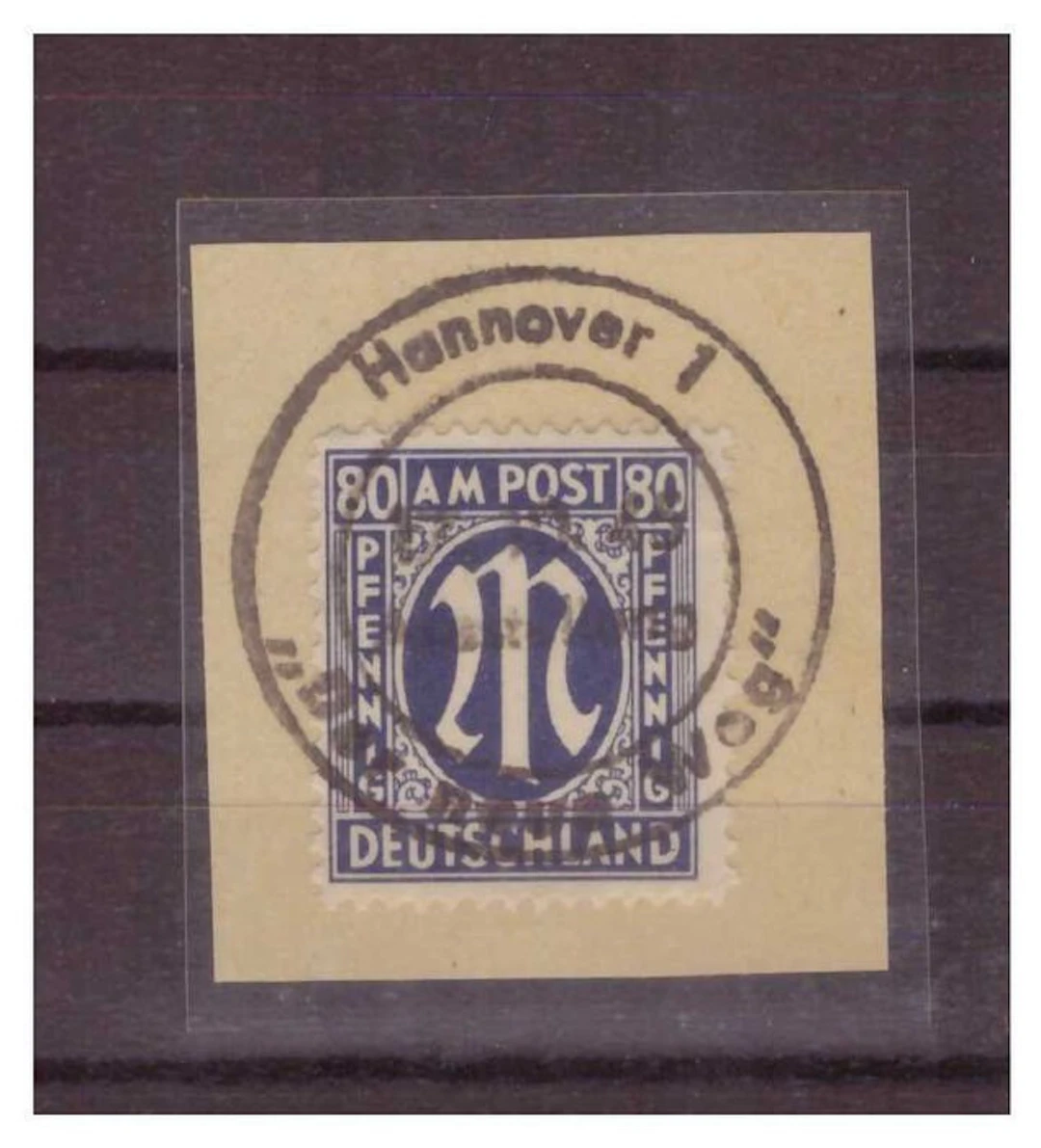 Allied Occupation - Germany (American and british zone) 1945 - Letter fragment