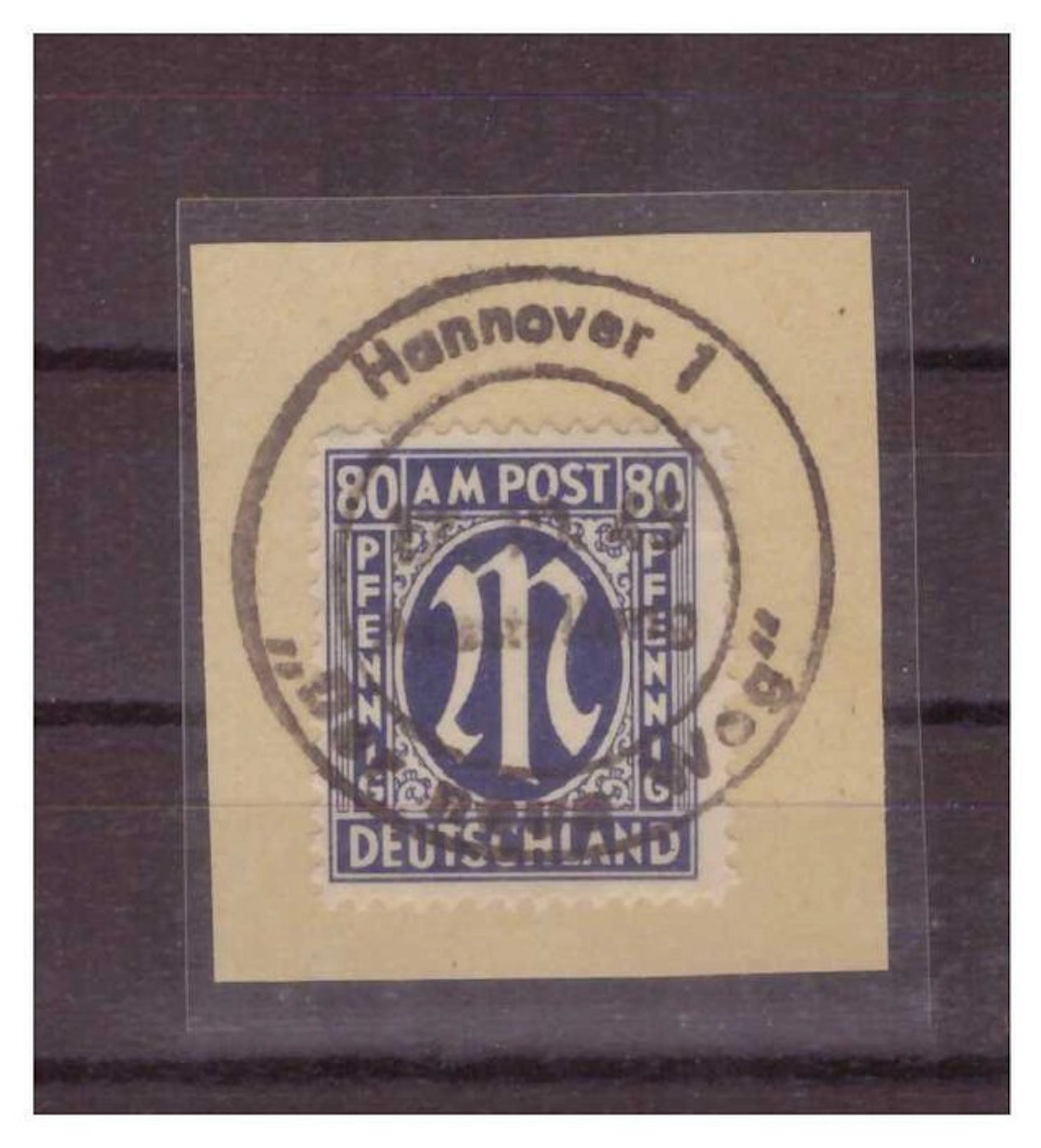 Allied Occupation - Germany (American and british zone) 1945 - Letter fragment