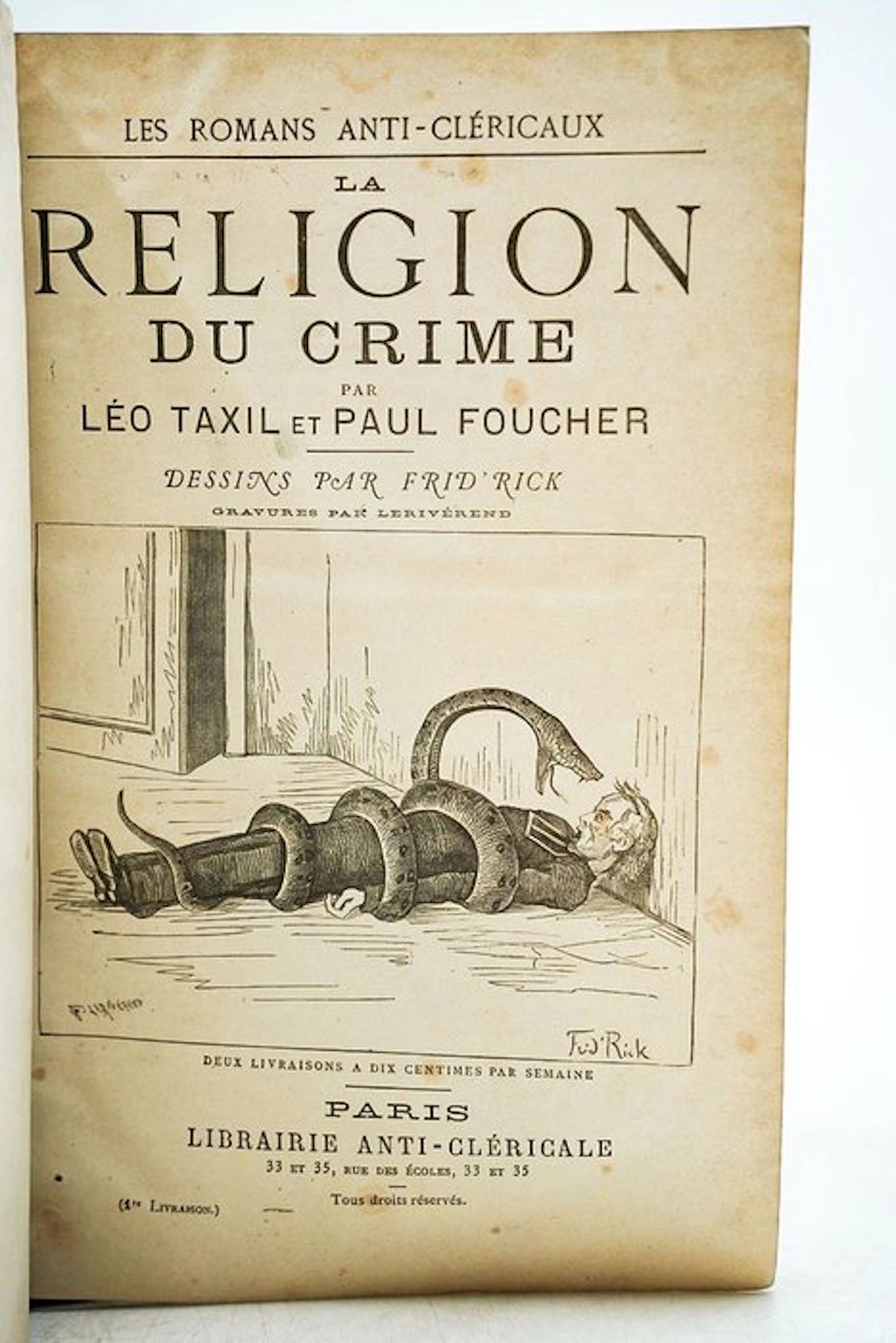 Léo Taxil et Paul Foucher / Frid'rick & Lerivérend - La Religion du