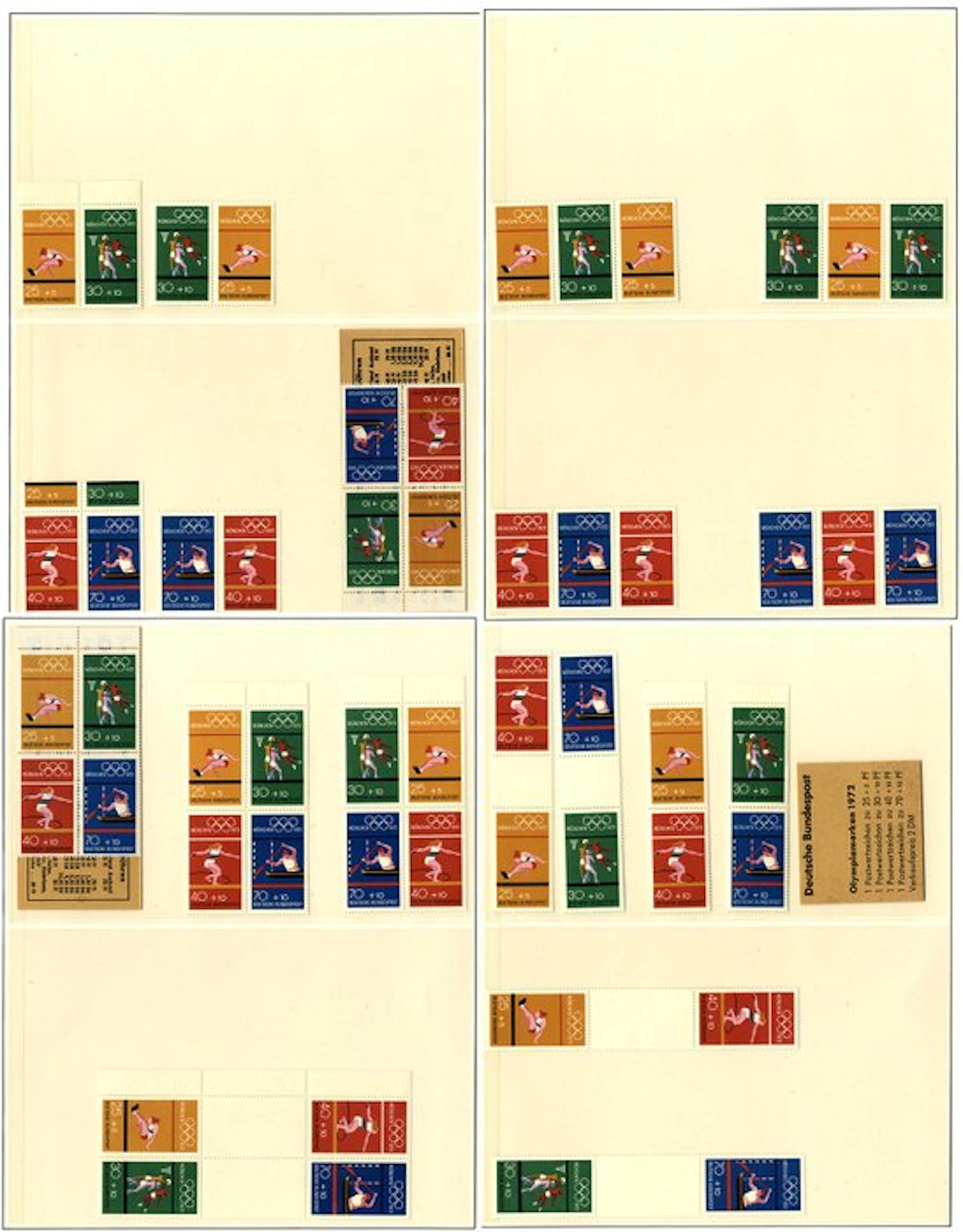 Germany, Federal Republic 1972 - Olympiad 1972