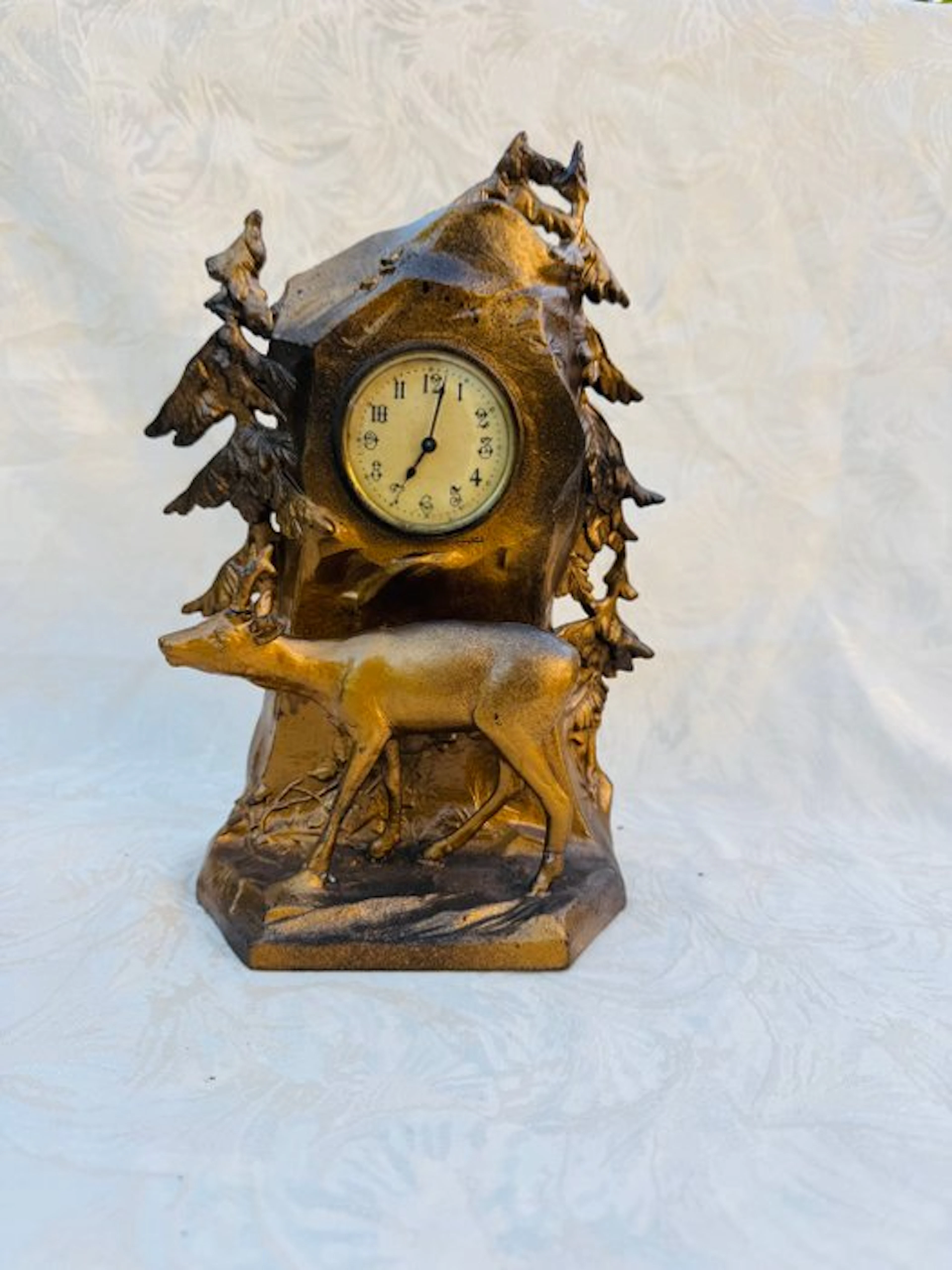 Table clock - kasli / Kusla - Castings, Metal - 1950-1960