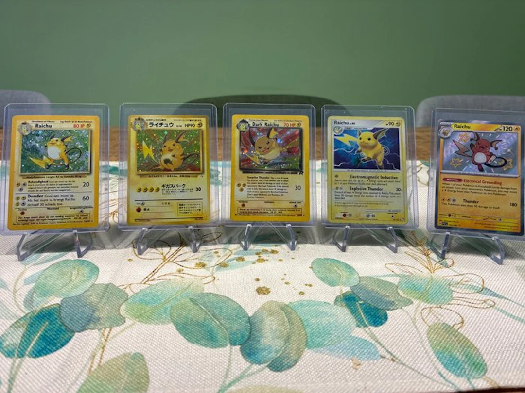 Pokémon - 5 Card - Raichu Zie omschrijving Holo - Various sets