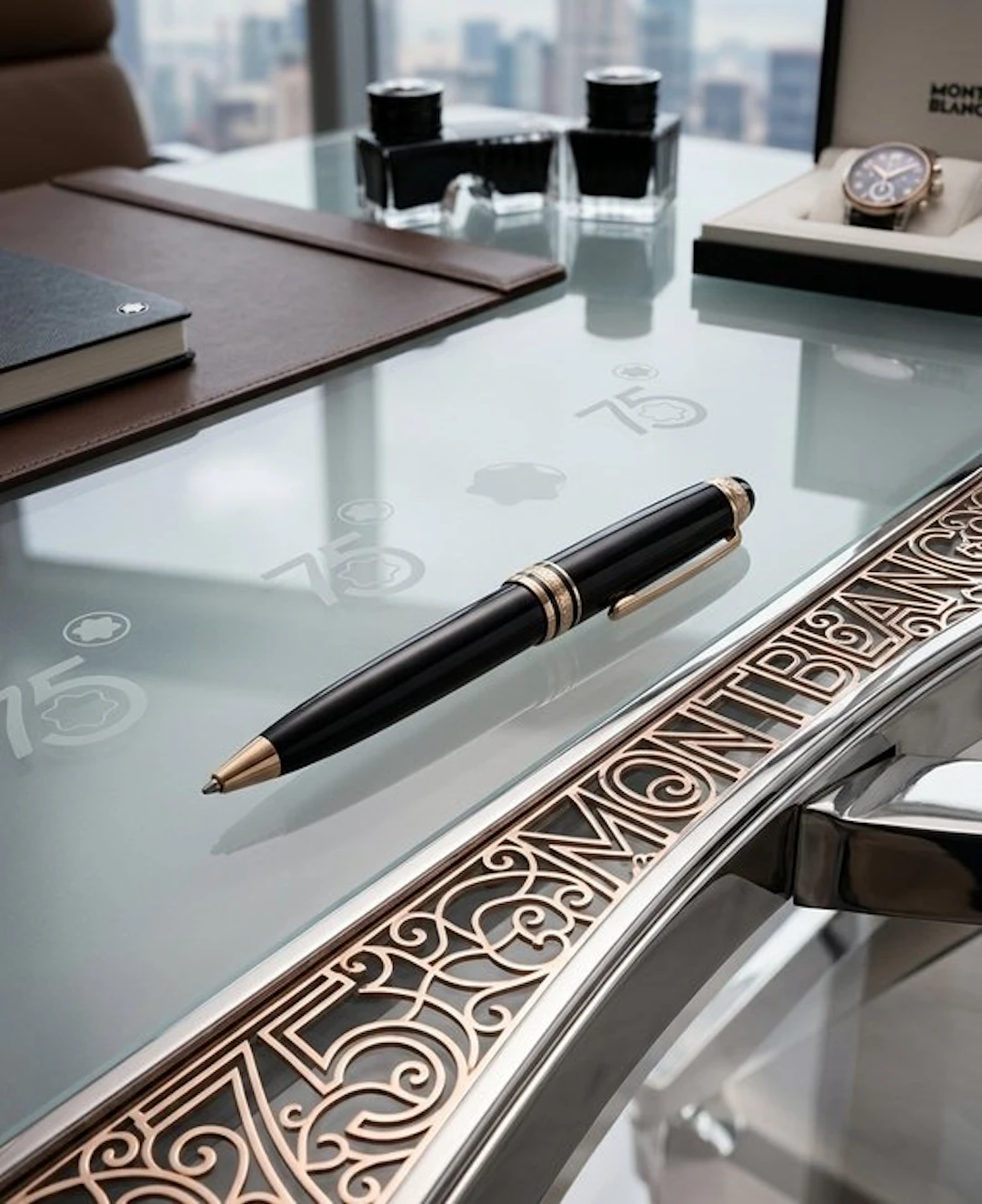 Montblanc - Meisterstück 75th Anniversary Diamond Mozart - Ballpoint pen