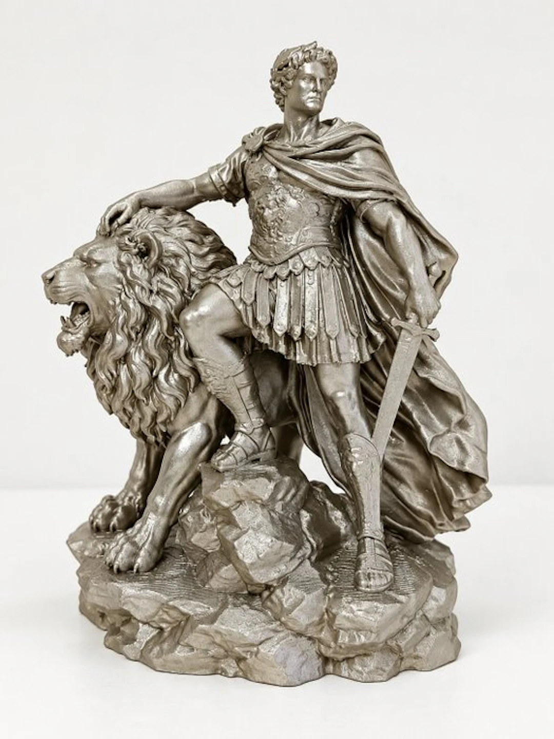 Figure - Roma Imperiale – Condottiero con Leone –...