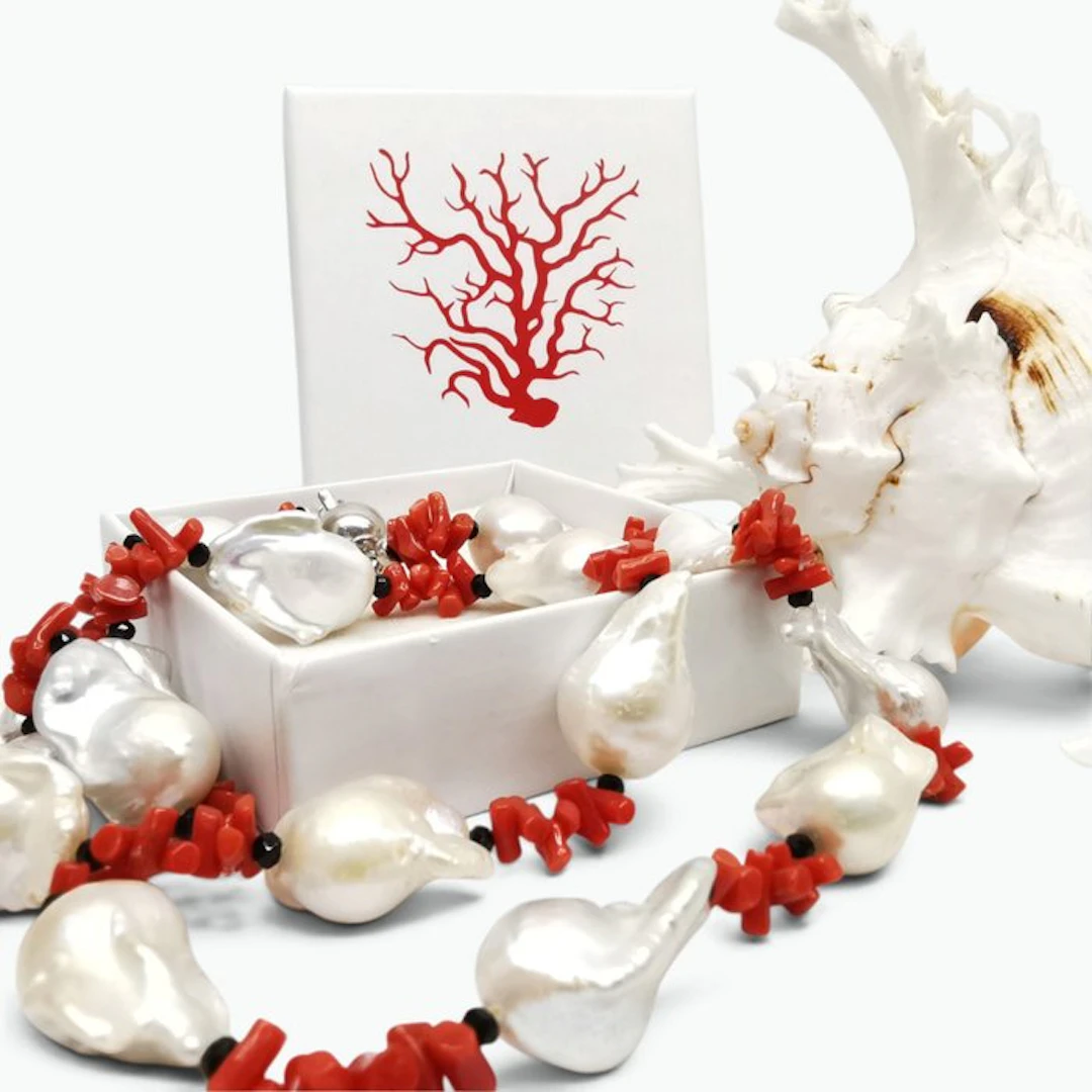 Pearl - Silver - Necklace - Italian craftsmanship