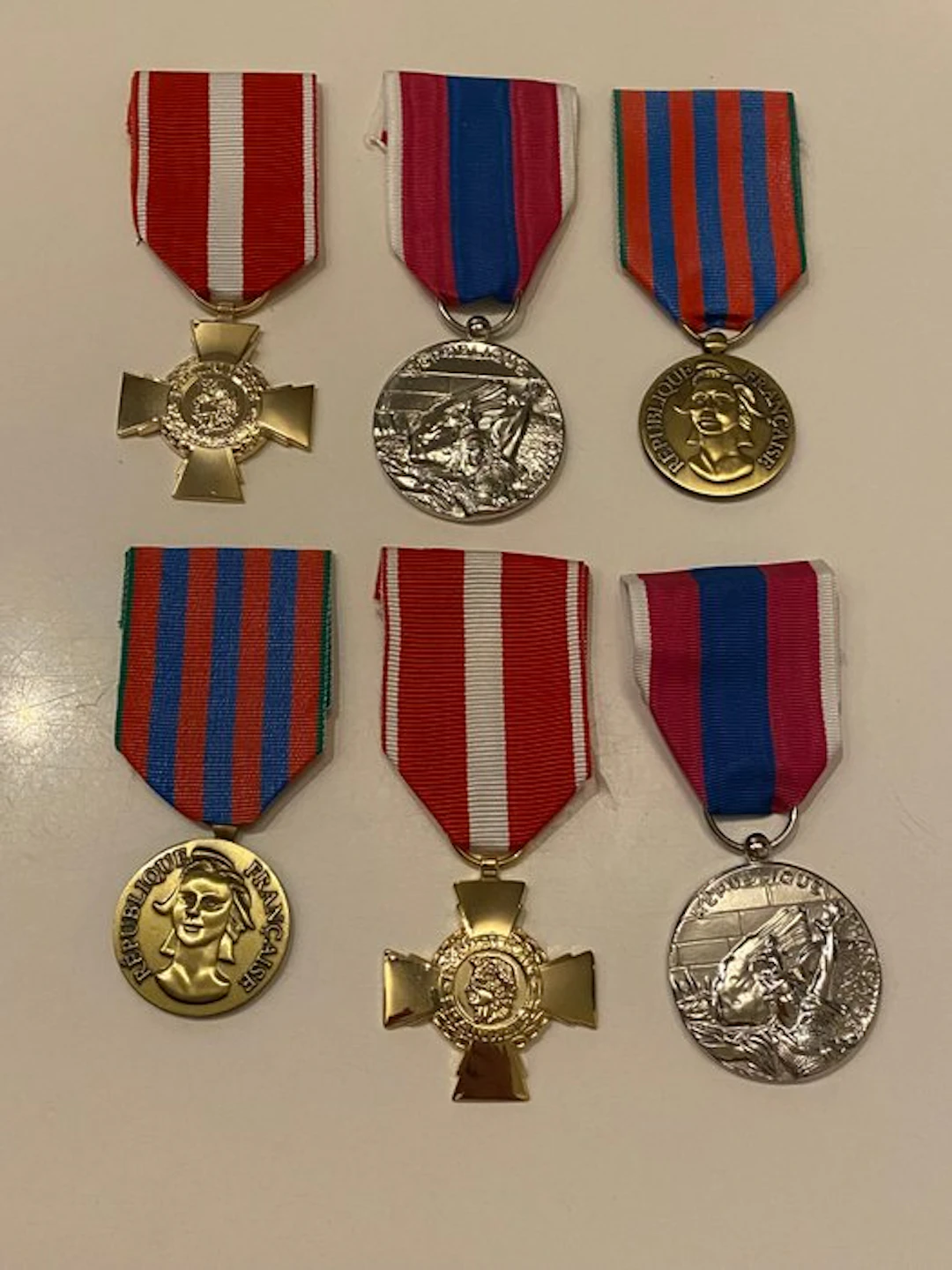 France - Military medal - Lot of 6 French medals.